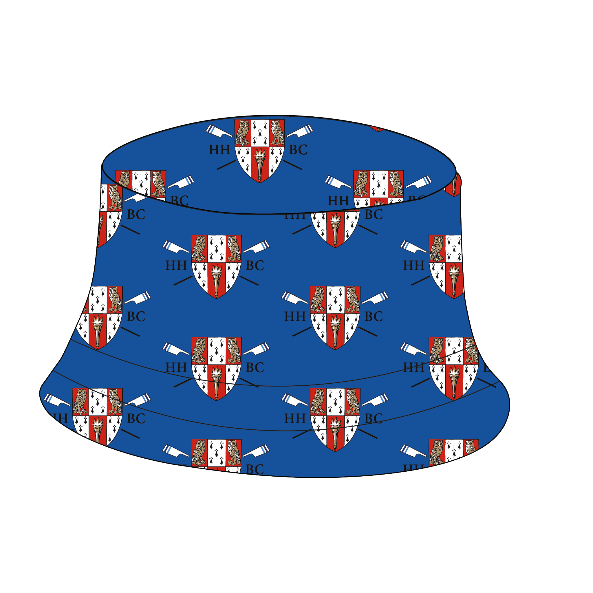Hughes Hall BC Reversible Bucket Hat