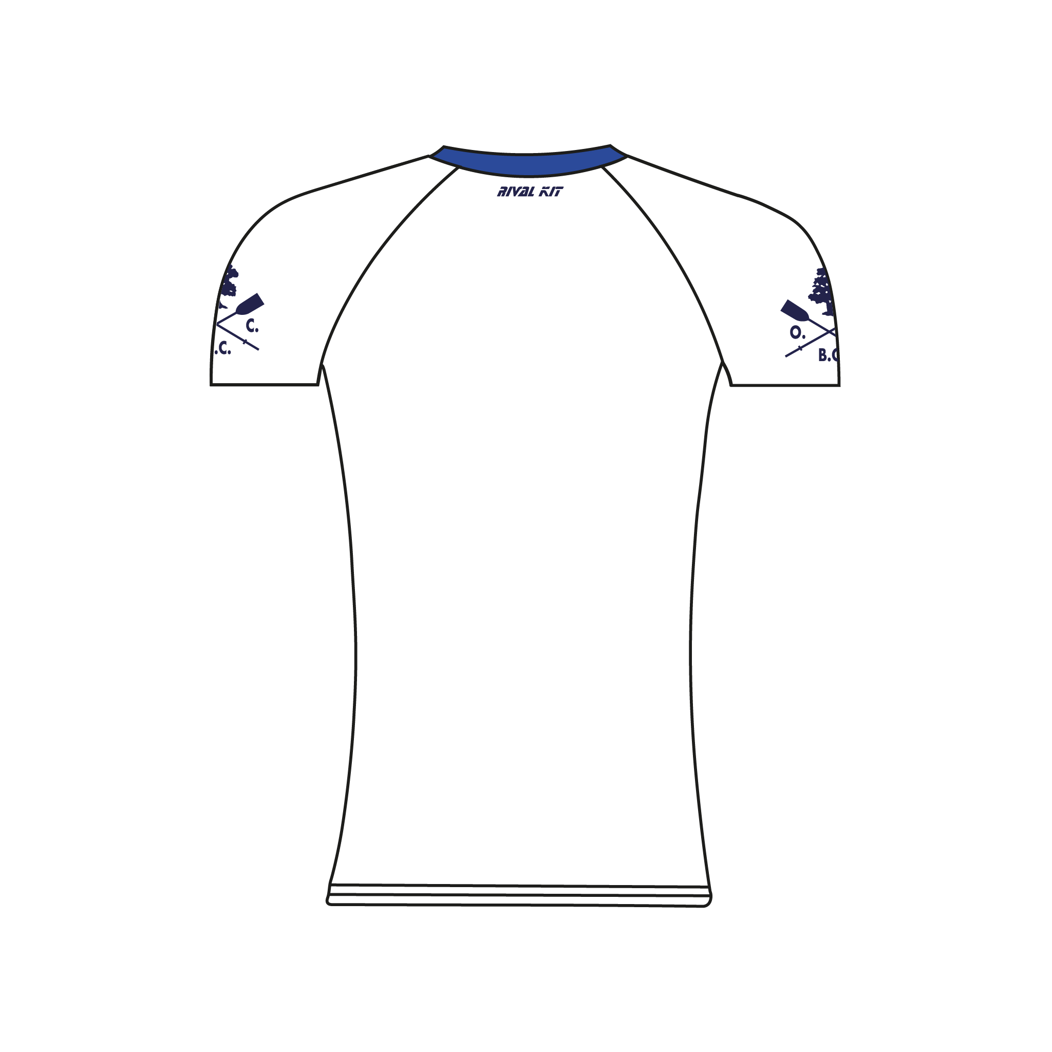 Old Canfordian Boat Club White Short Sleeve Base Layer