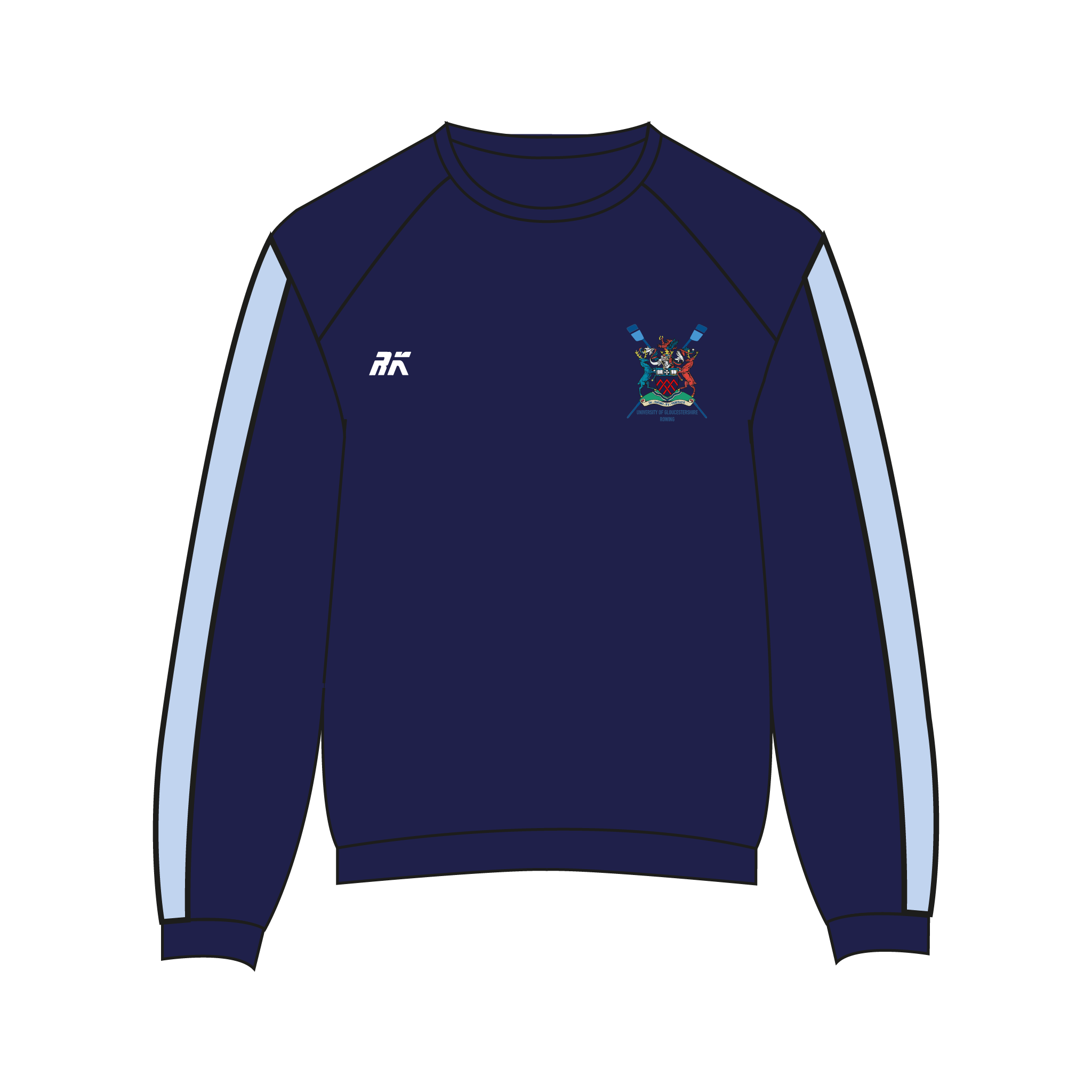 University of Gloucestershire Rowing Club Sweatshirt