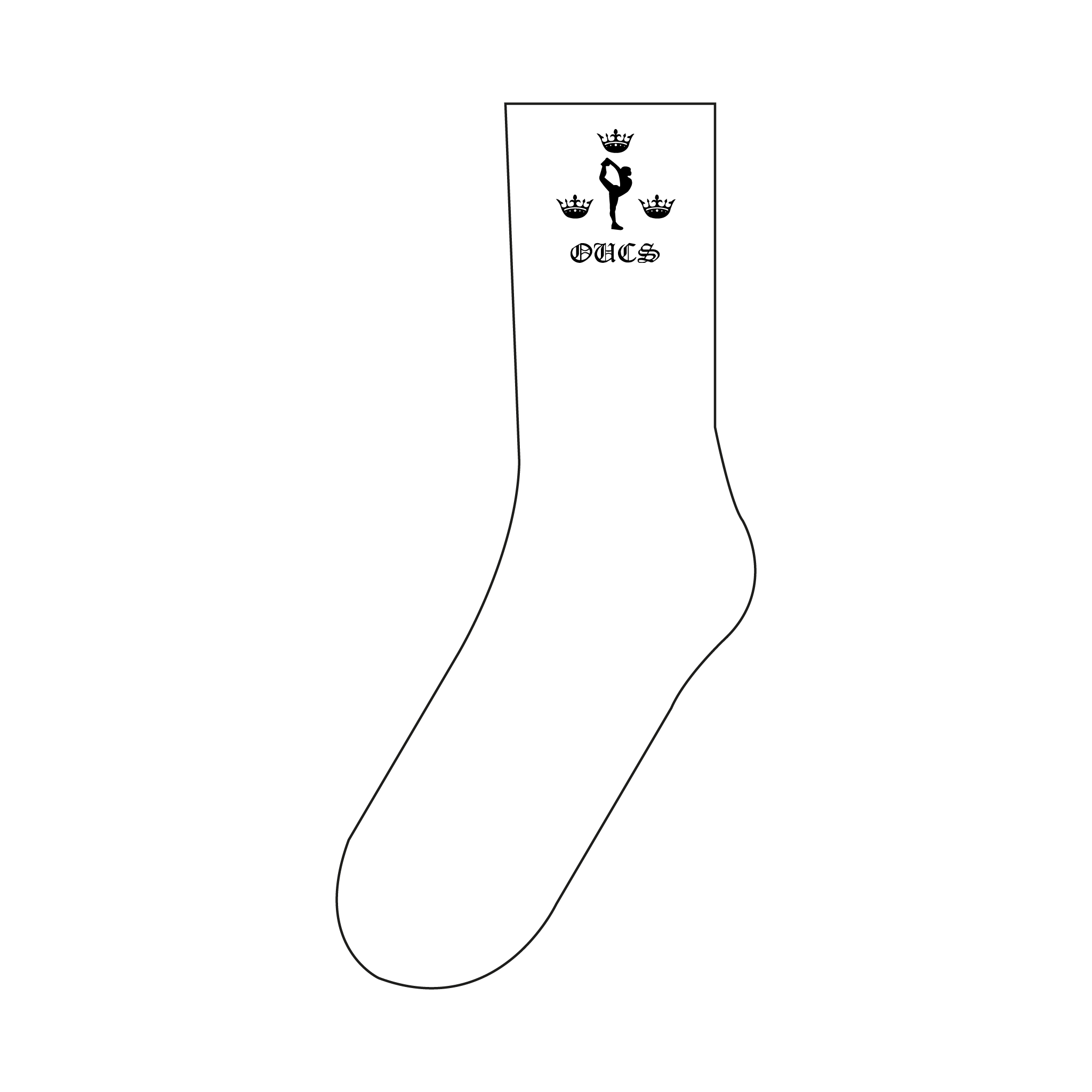 Oxford Sirens Cheerleading Socks