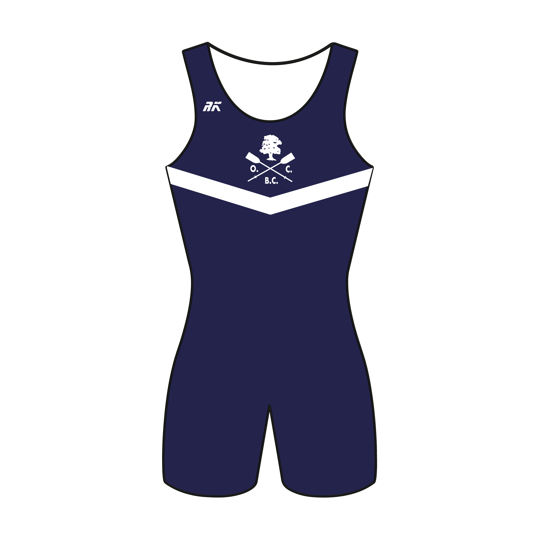 Old Canfordian Boat Club Navy and White AIO