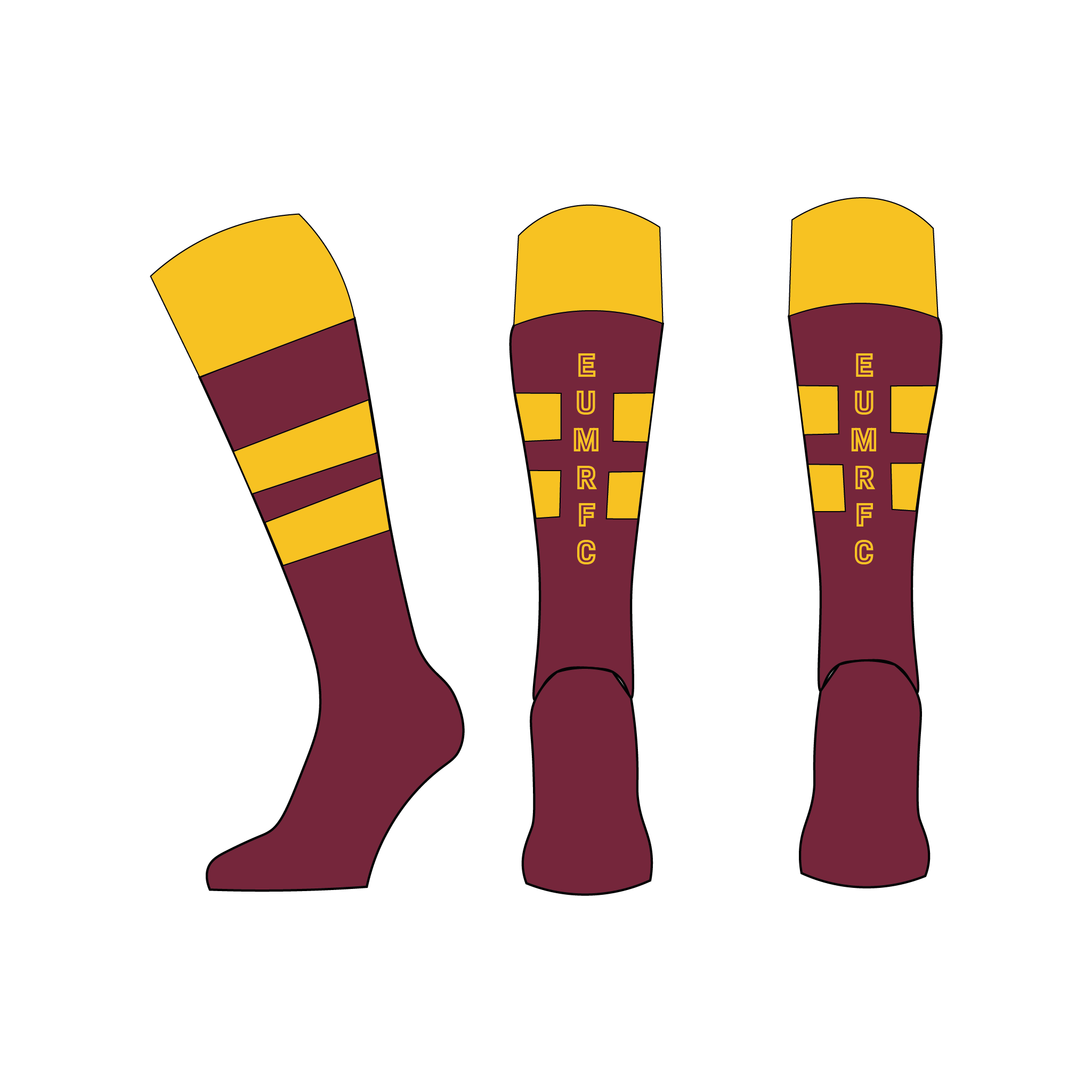 Edinburgh University Medic RFC Match Day Socks