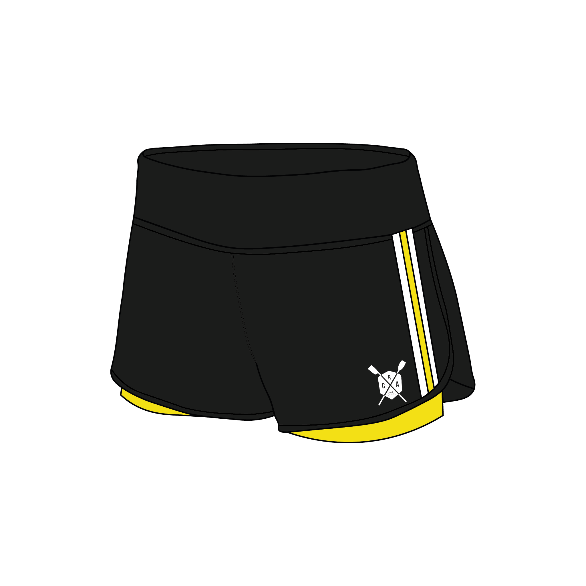 Coastal Rowing Academy Female Gym Shorts
