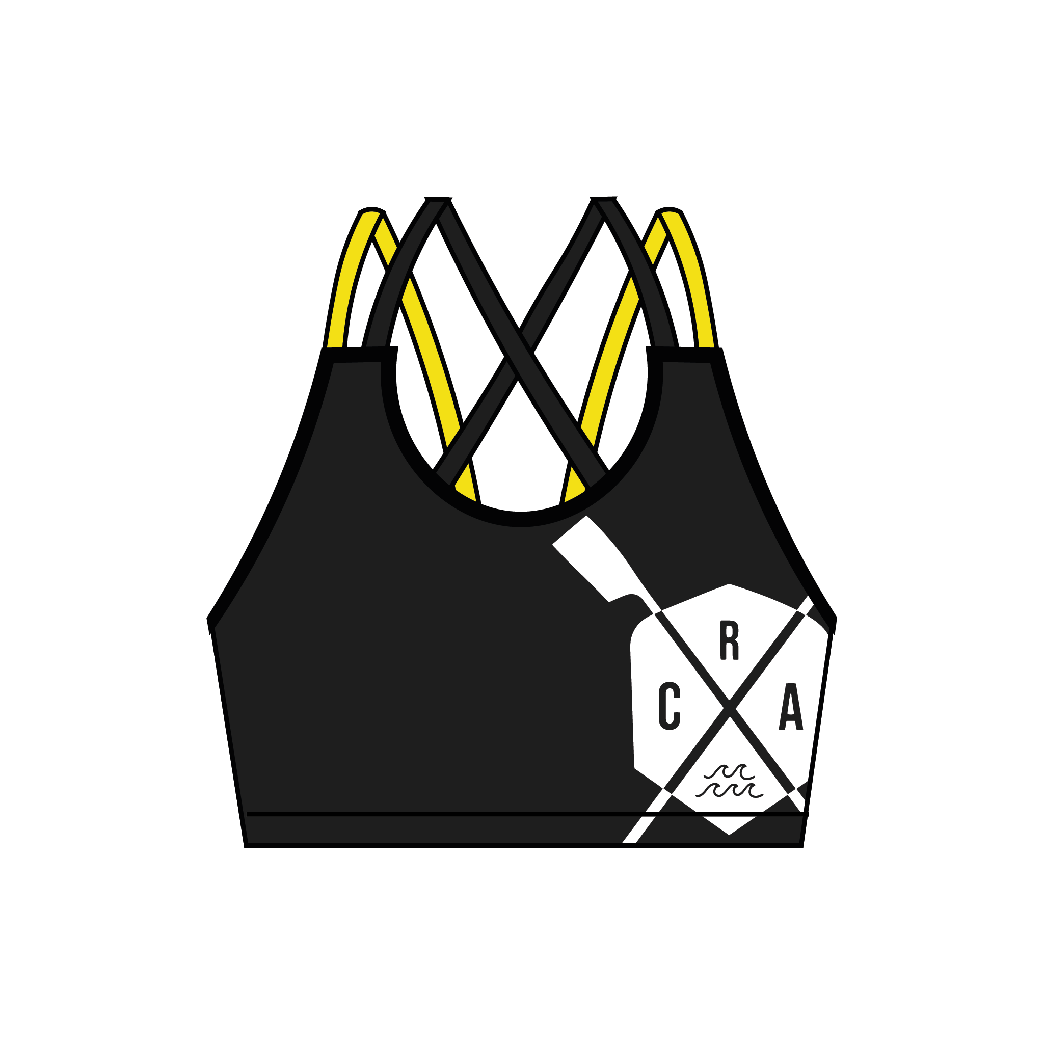 Coastal Rowing Academy Sports Bra - 1