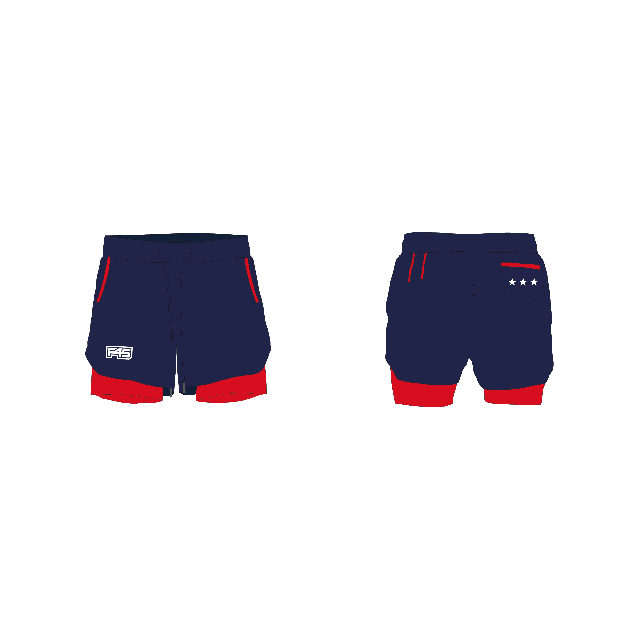 F45 Maida Vale Liner Shorts