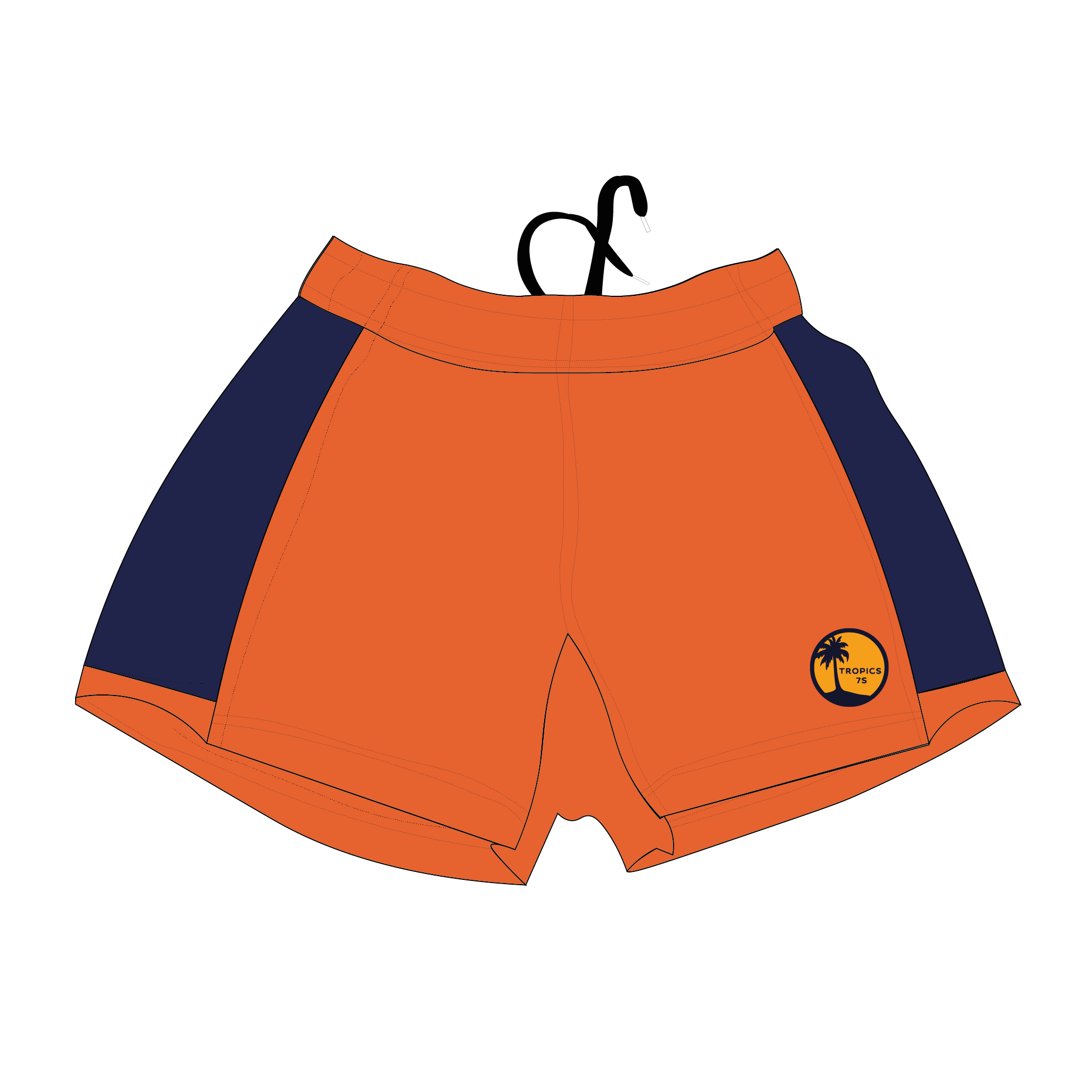 Tropics 7s Rugby Training Shorts