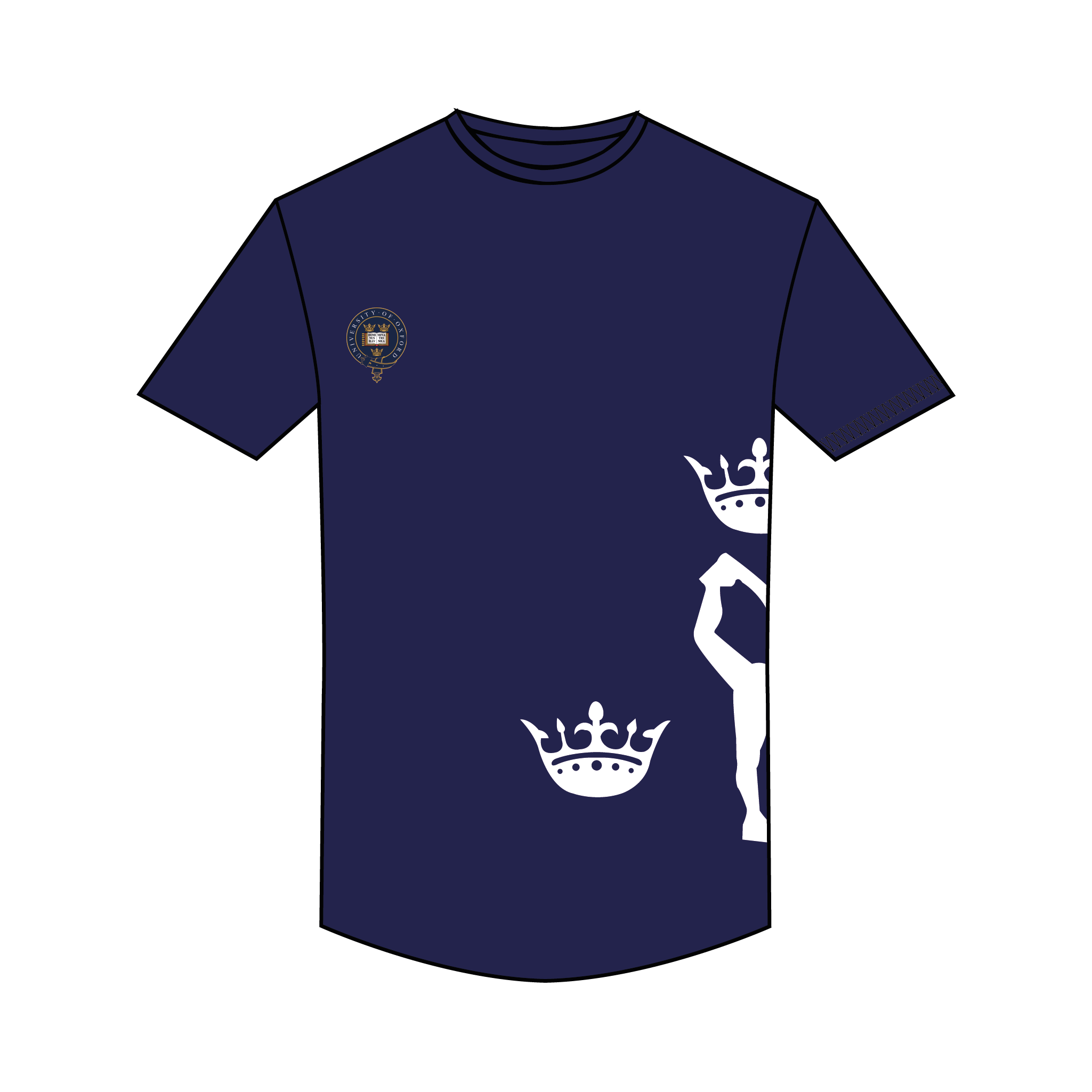 Oxford Sirens Cheerleading Bespoke Gym T-Shirt