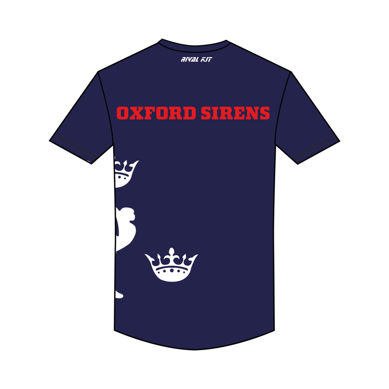 Oxford Sirens Cheerleading Bespoke Gym T-Shirt