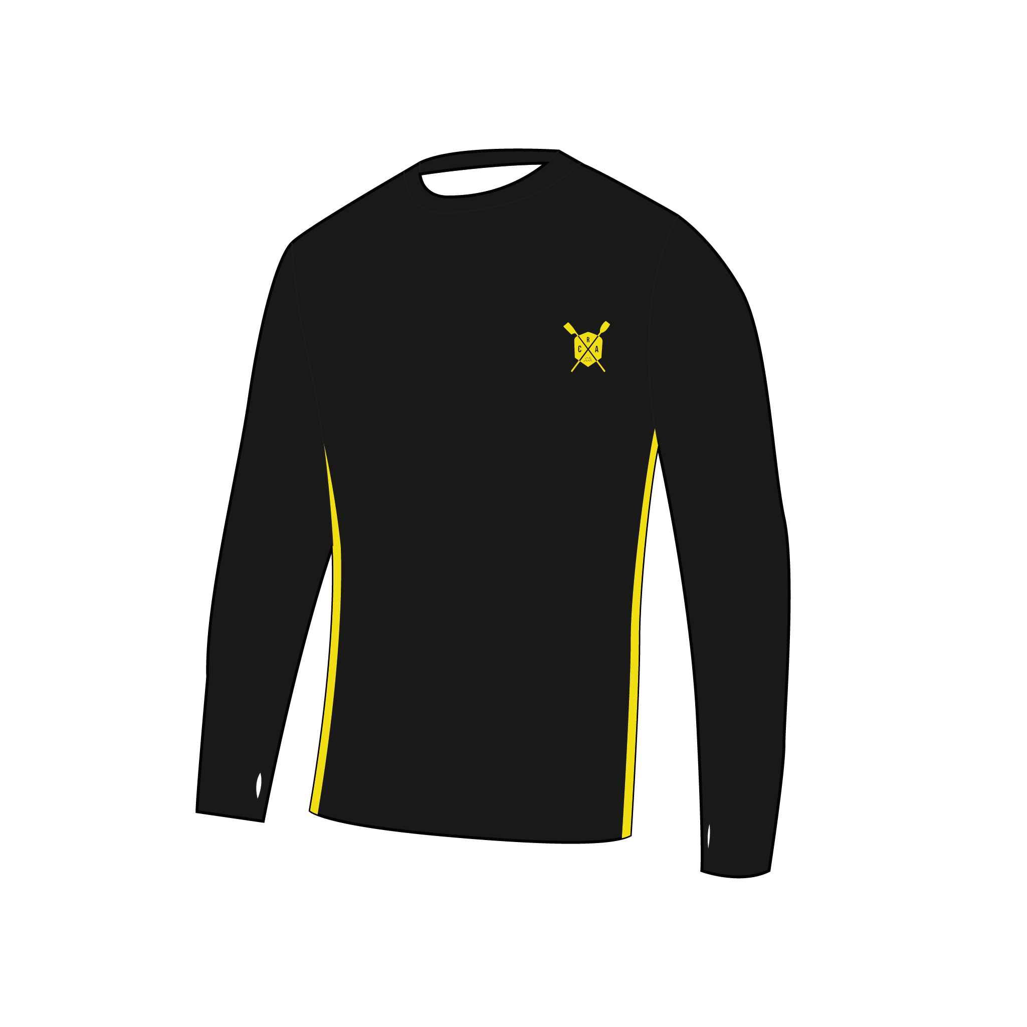 Coastal Rowing Academy Bespoke Long Sleeve Gym T-Shirt - 1