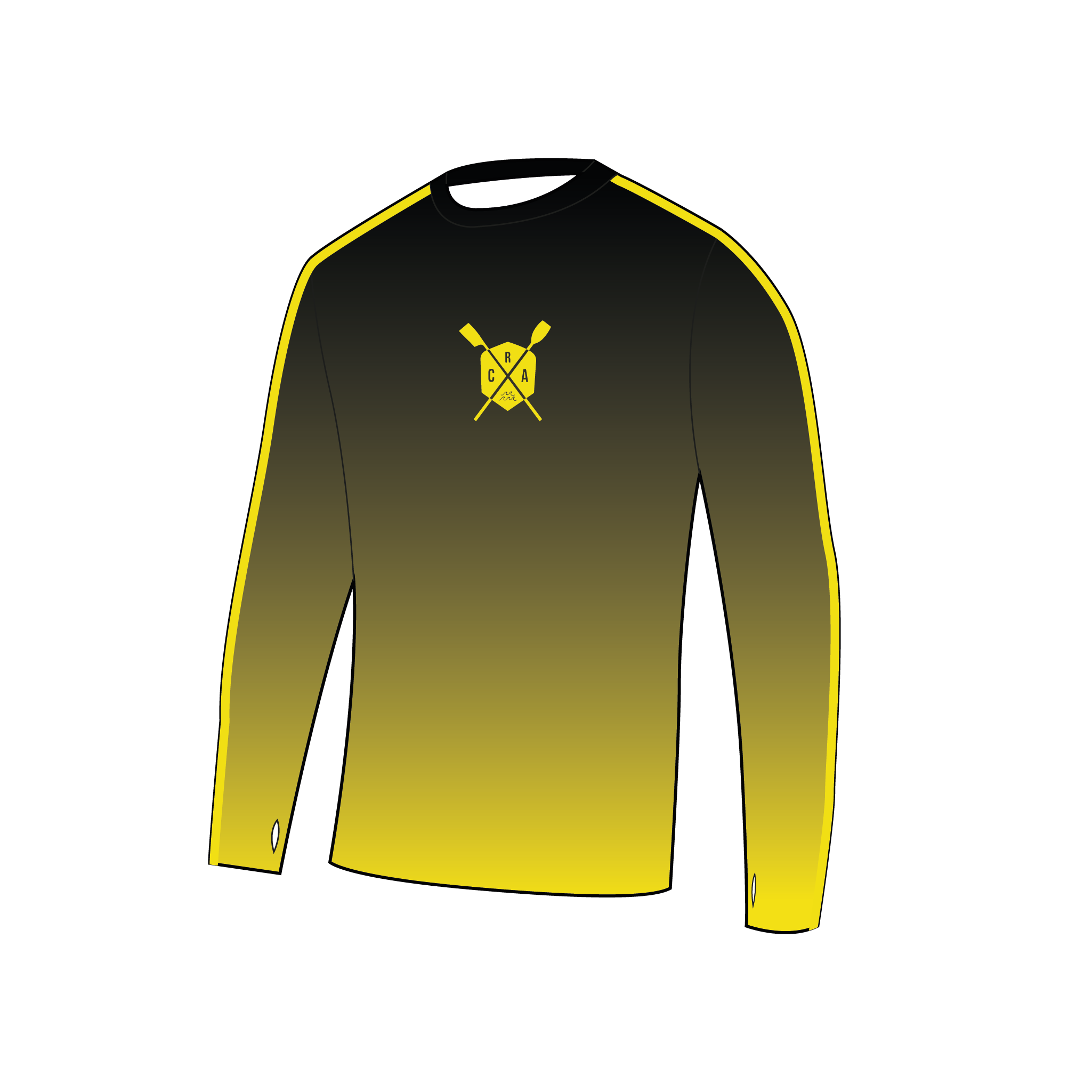 Coastal Rowing Academy Bespoke Long Sleeve Gym T-Shirt - 2