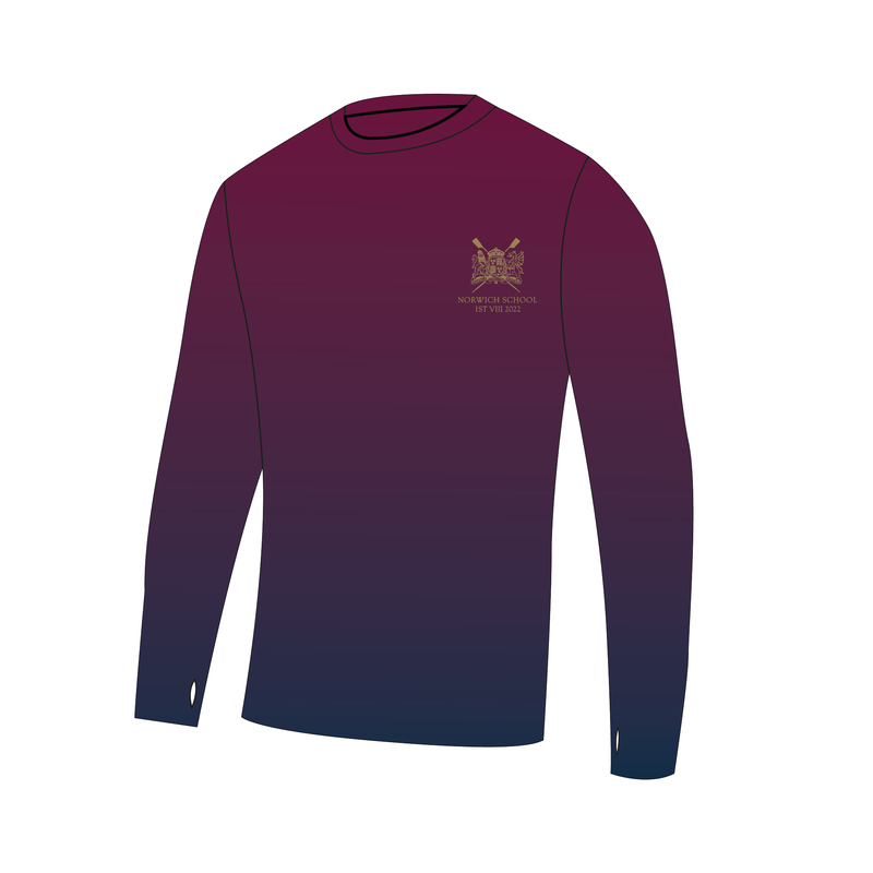 NSBC 1st VIII Bespoke Long Sleeve Gym T-Shirt