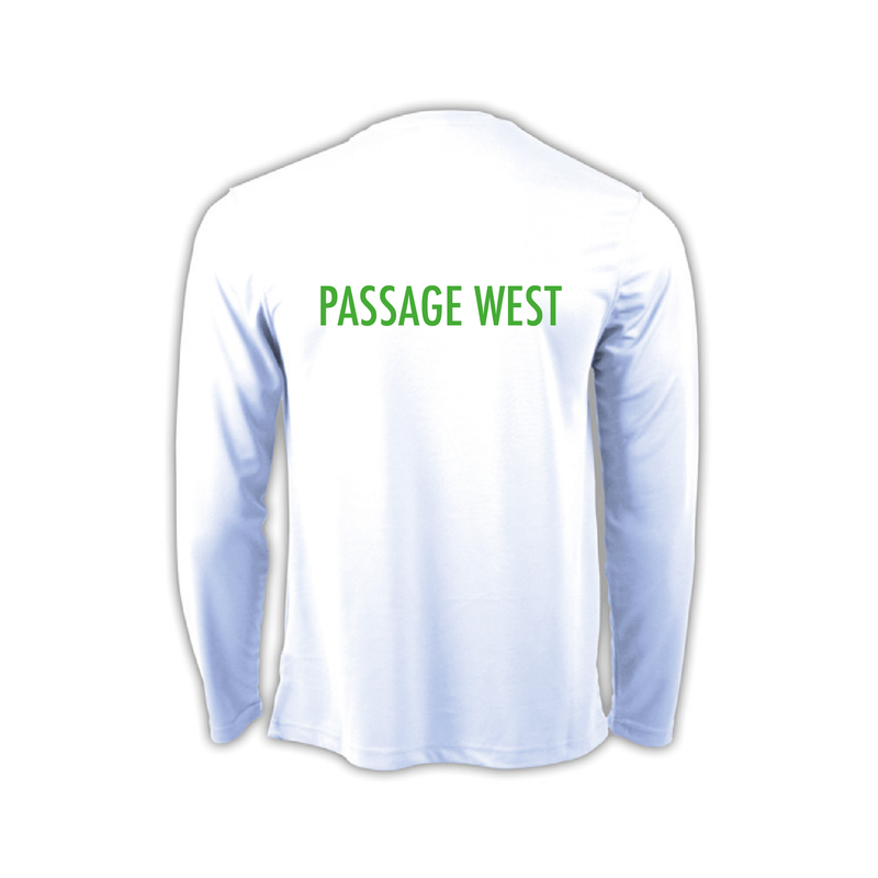 Passage West Rowing Club Long Sleeve Black Gym T-Shirt