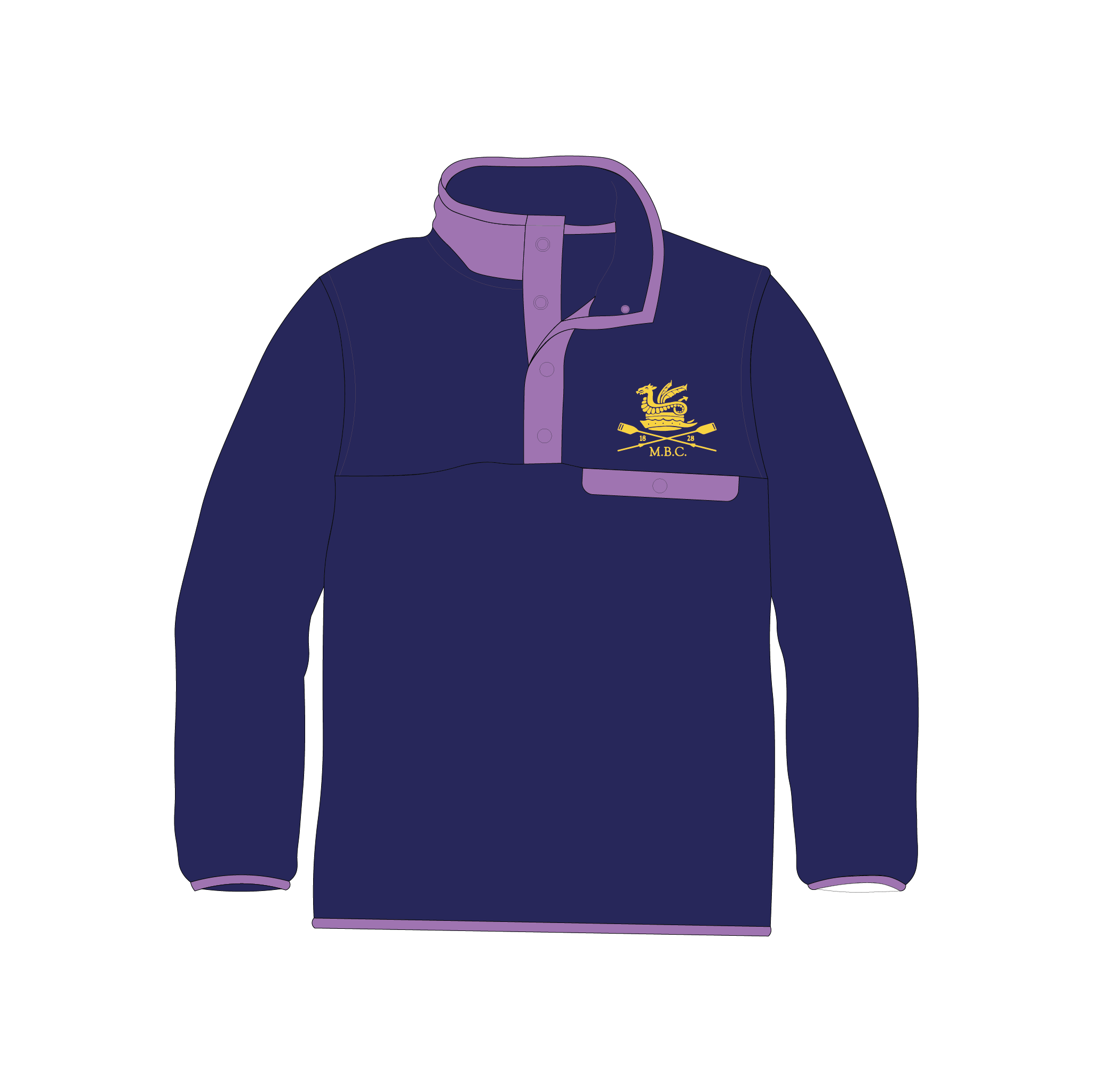 Magdalene College Boat Club Pocket Fleece