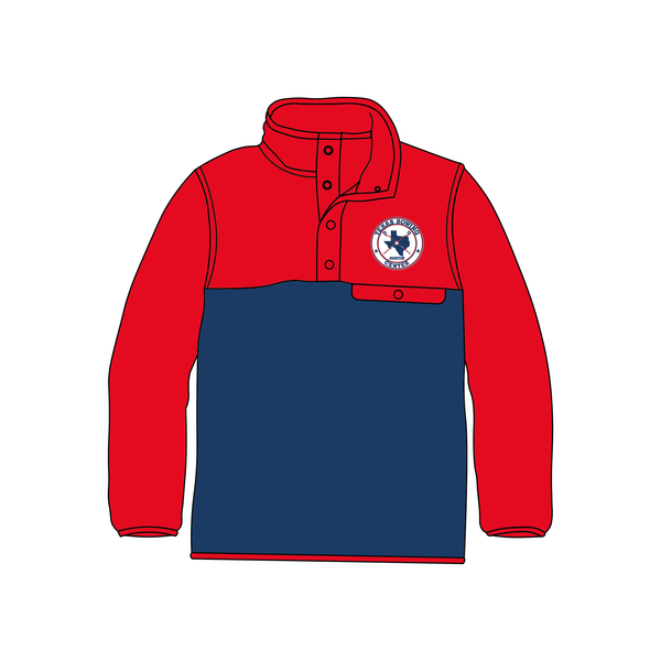 Texas Rowing Center Red Pocket Fleece