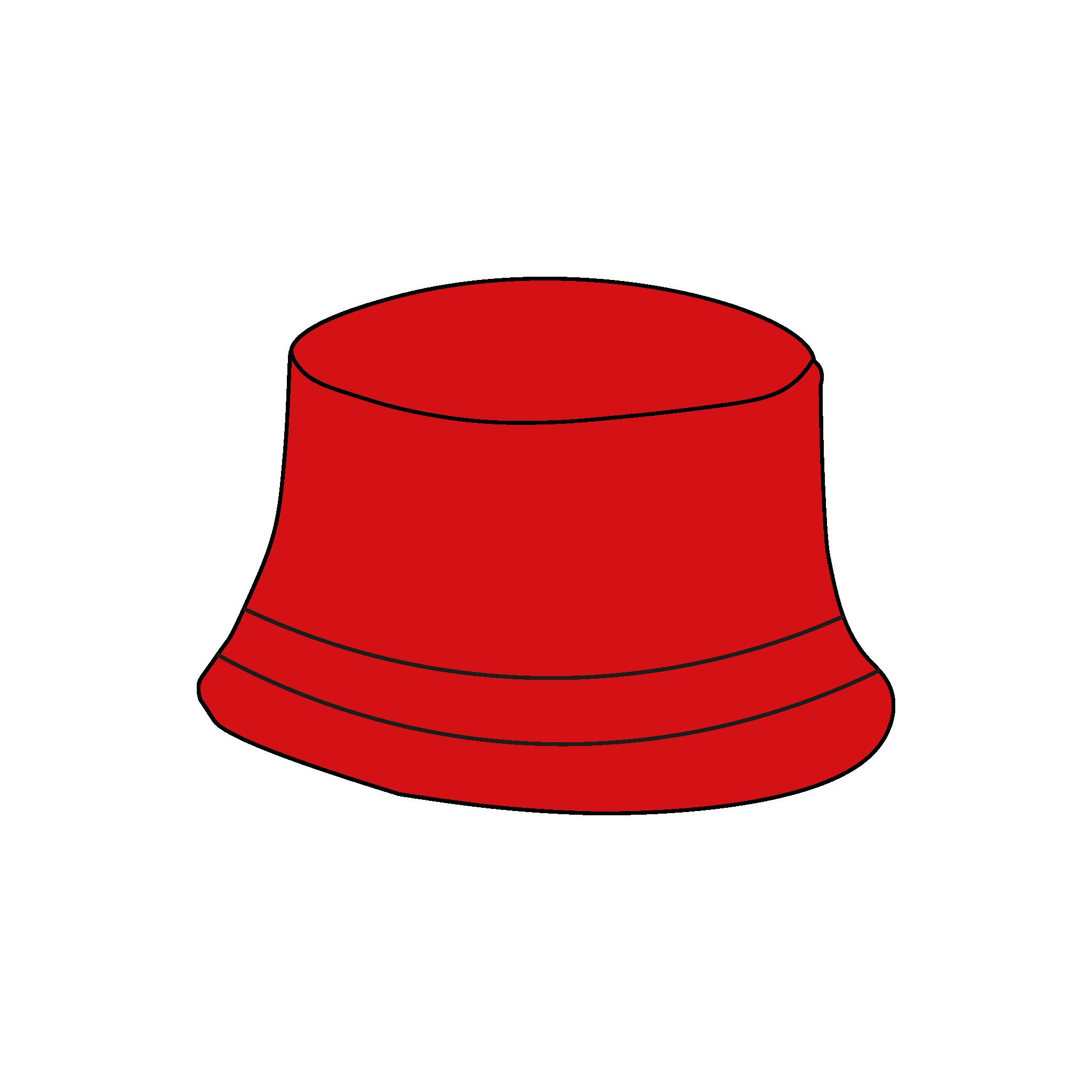 Balliol College Boat Club Reversible Bucket Hat