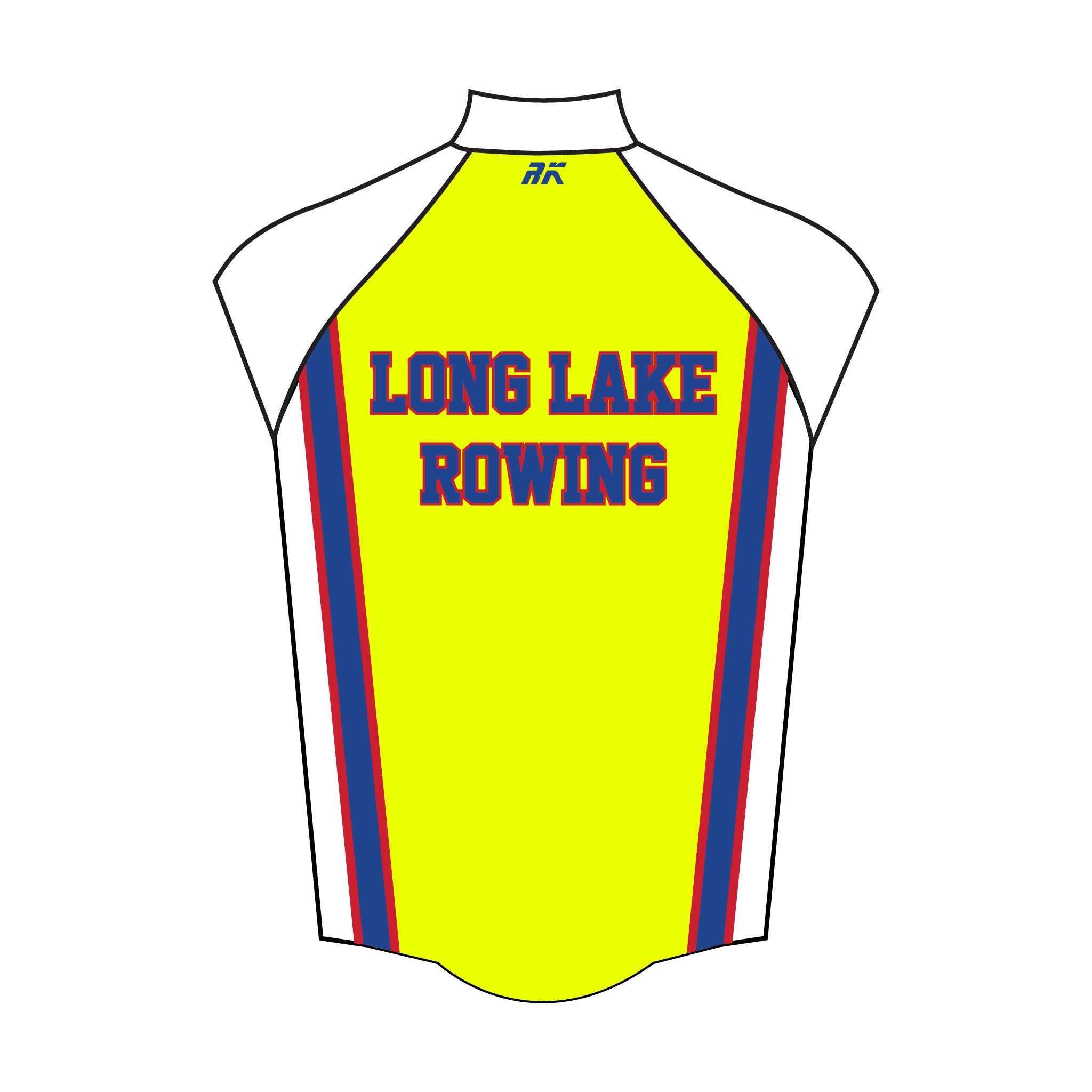 Long Lake Rowing Crew Hi-Vis Thermal Gilet