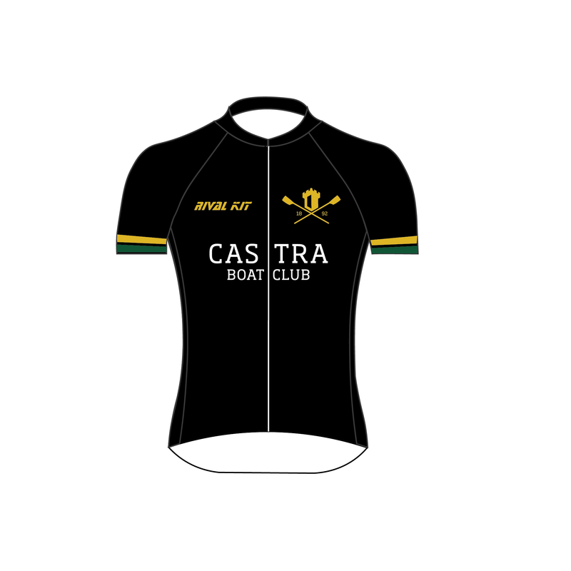 Castra Boat Club Short Sleeve Black Cycling Jersey