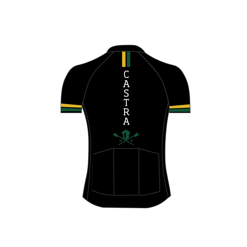 Castra Boat Club Short Sleeve Black Cycling Jersey