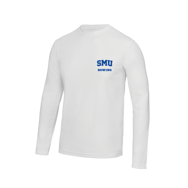 Southern Methodist University Long Sleeve White Gym T-Shirt