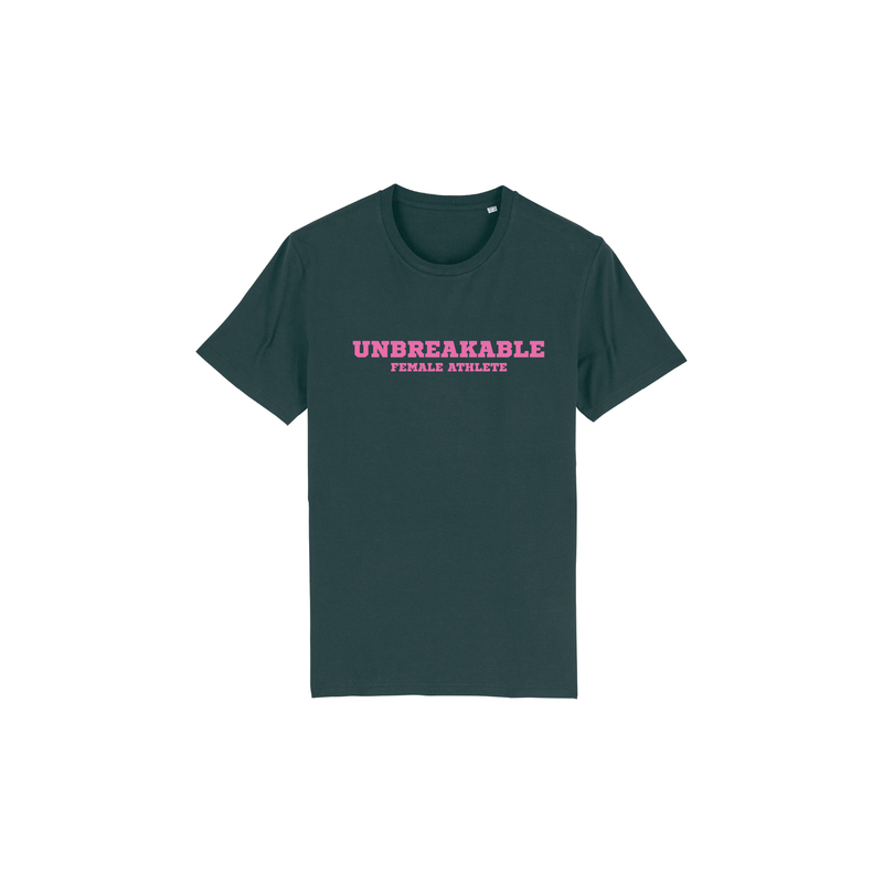 Unbreakable Female Athlete Casual T-Shirt