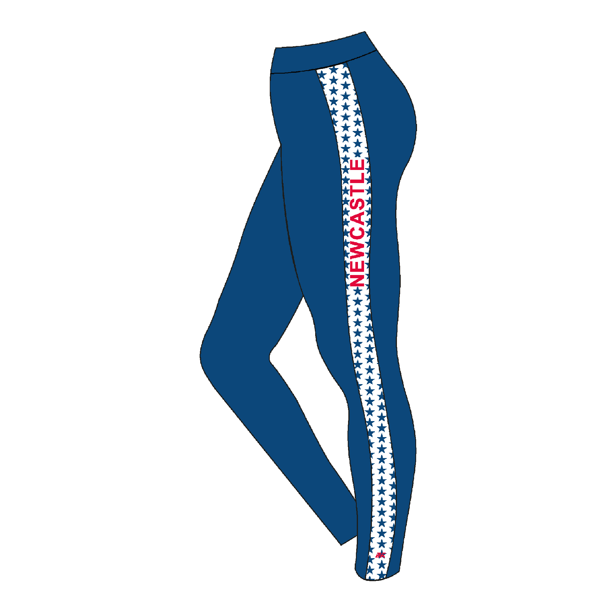 Newcastle University BC Blue Fleece Leggings