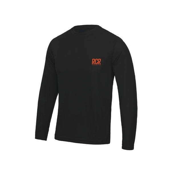 Richmond Community Rowing Black Long Sleeve Gym T-Shirt