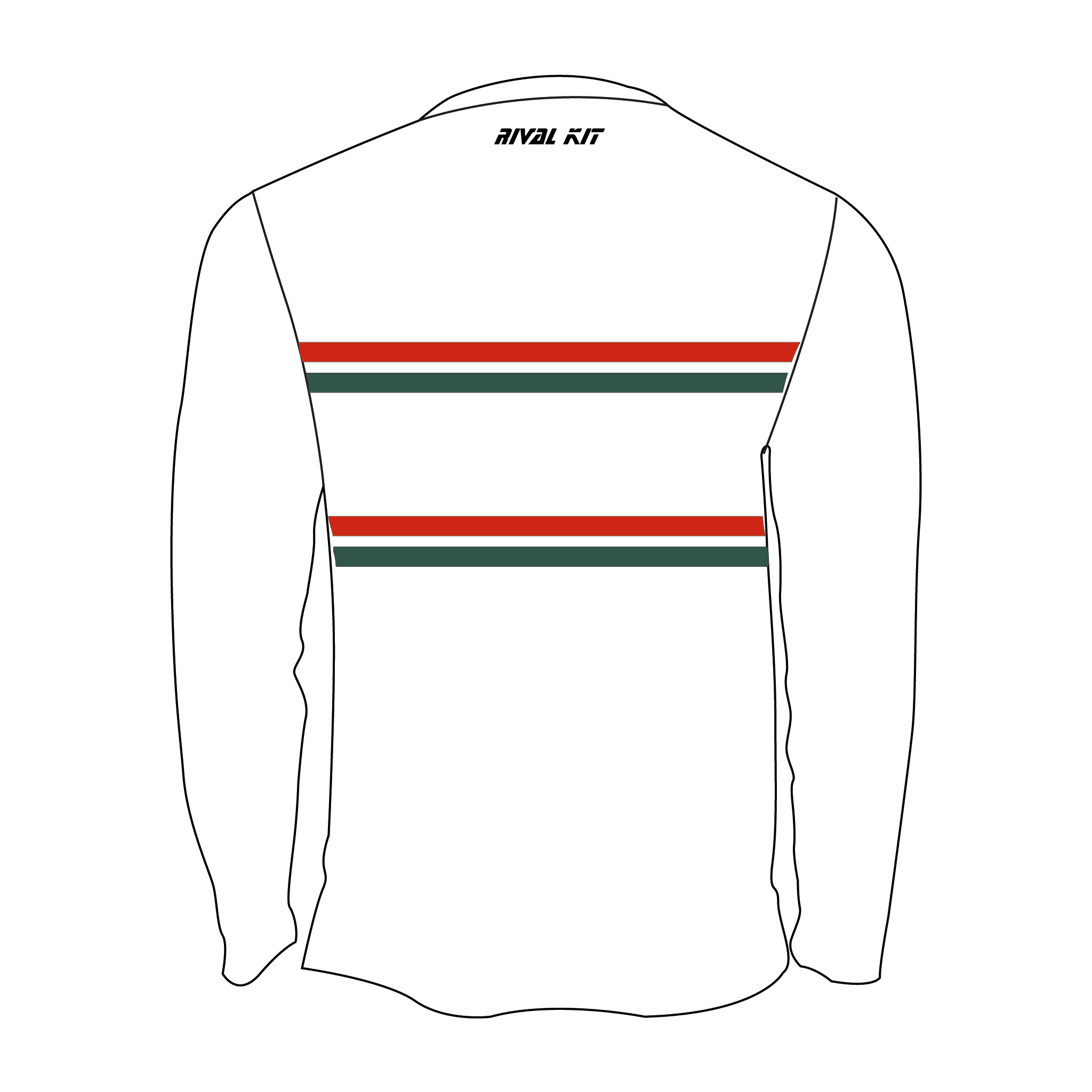 Portelthen & District Pipe Band White Long Sleeve Gym T-Shirt