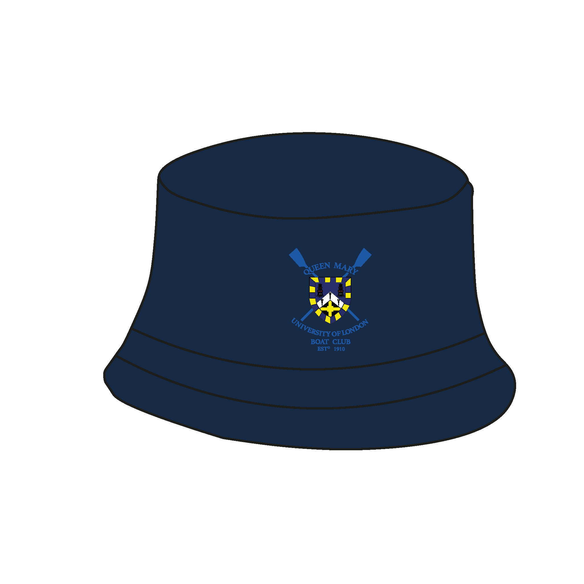 Queen Mary University of London BC Reversible Bucket Hat