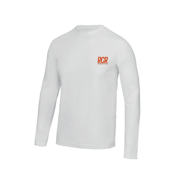 Richmond Community Rowing White Long Sleeve Gym T-Shirt