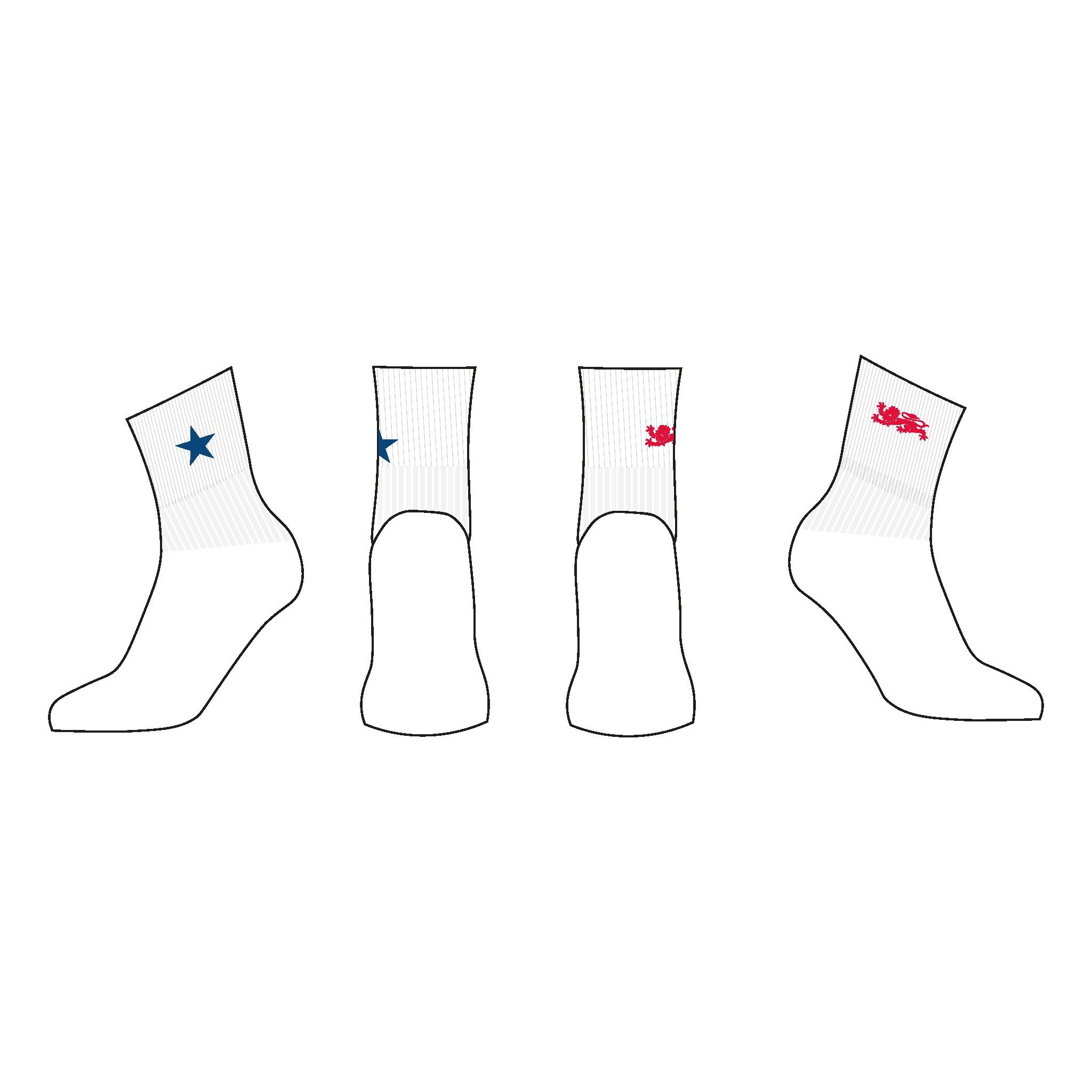 Newcastle University Boat Club Crew Socks