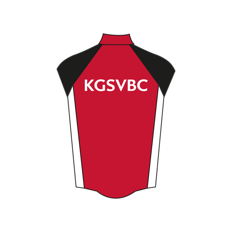 KGSVBC Red and Black Thermal Gilet