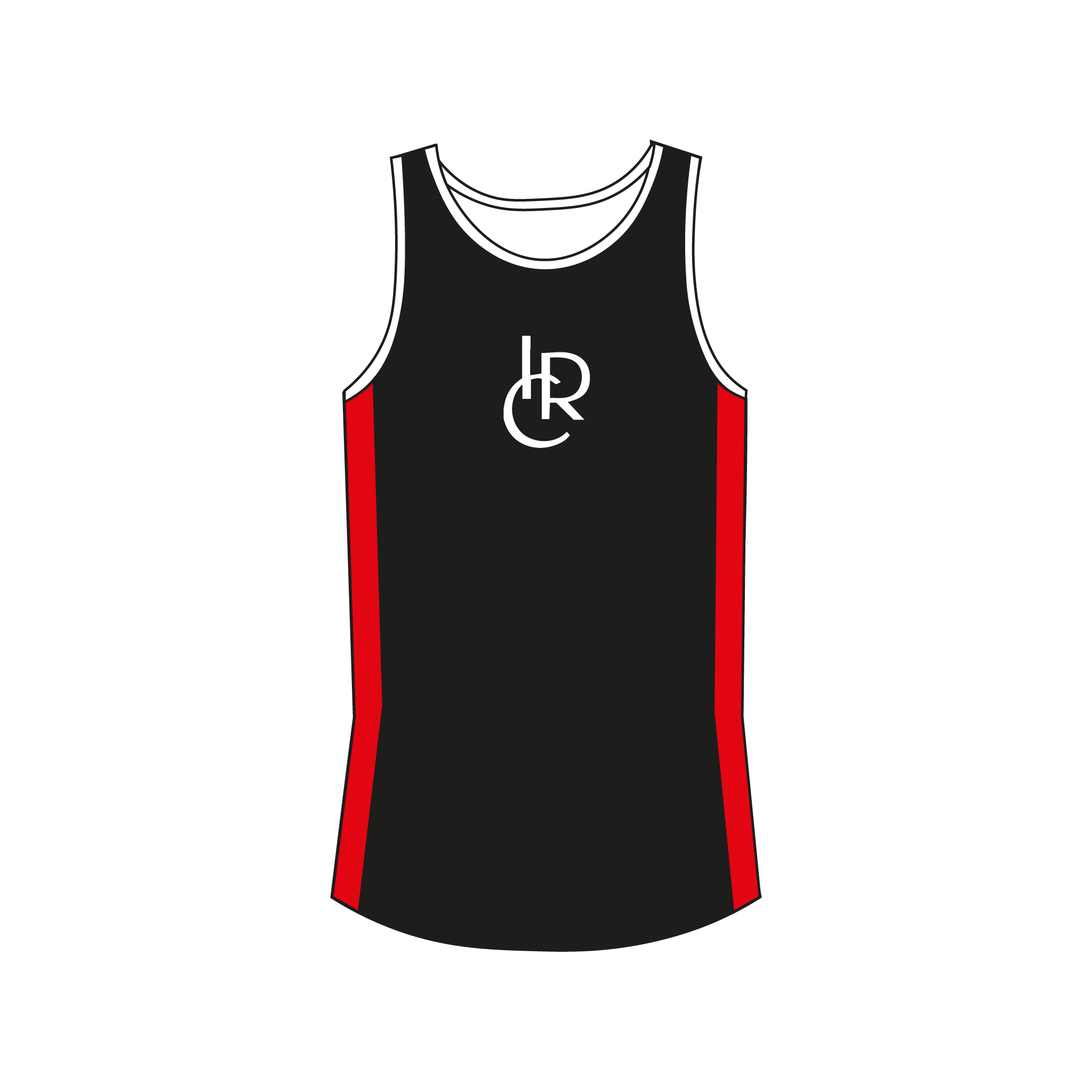 Indianapolis Rowing Center Black Gym Vest
