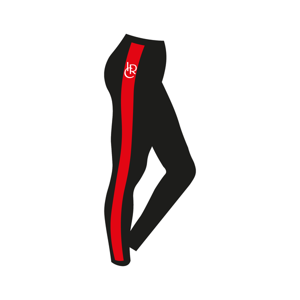 Indianapolis Rowing Center Red Striped Leggings