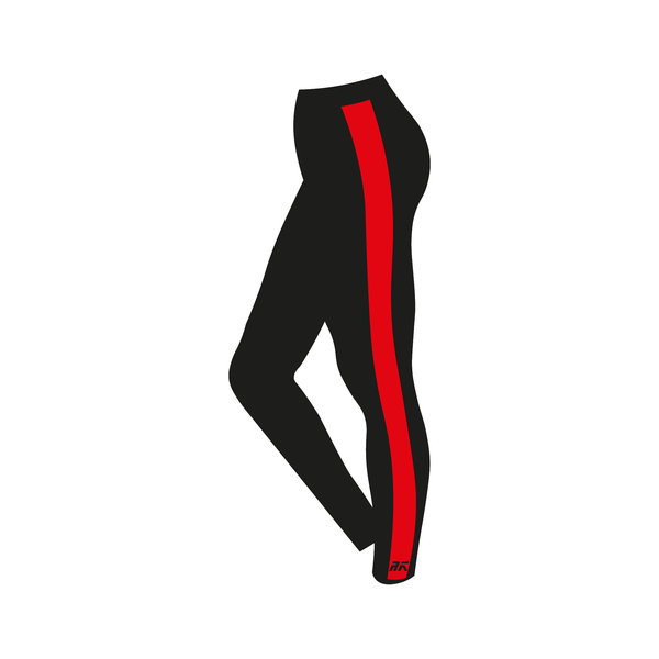 Indianapolis Rowing Center Red Striped Leggings