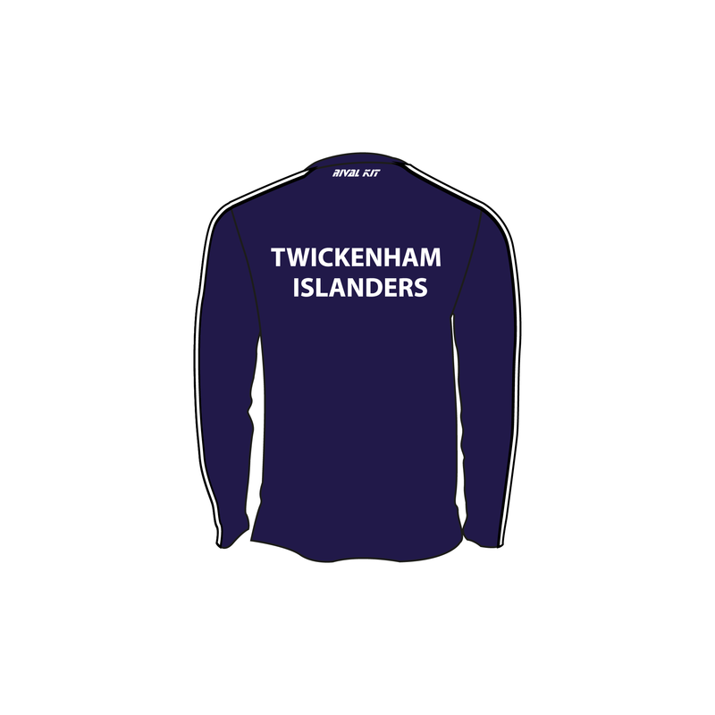 Twickenham Islanders Bespoke Long Sleeve Gym T-Shirt Navy