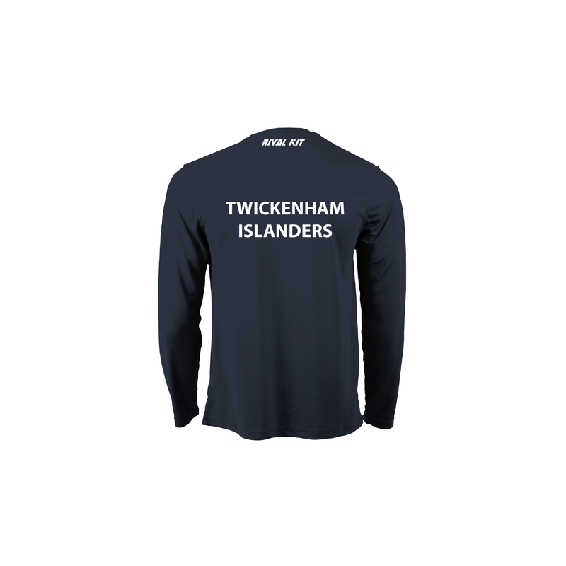 Twickenham Islanders Long Sleeve Gym T-Shirt Navy