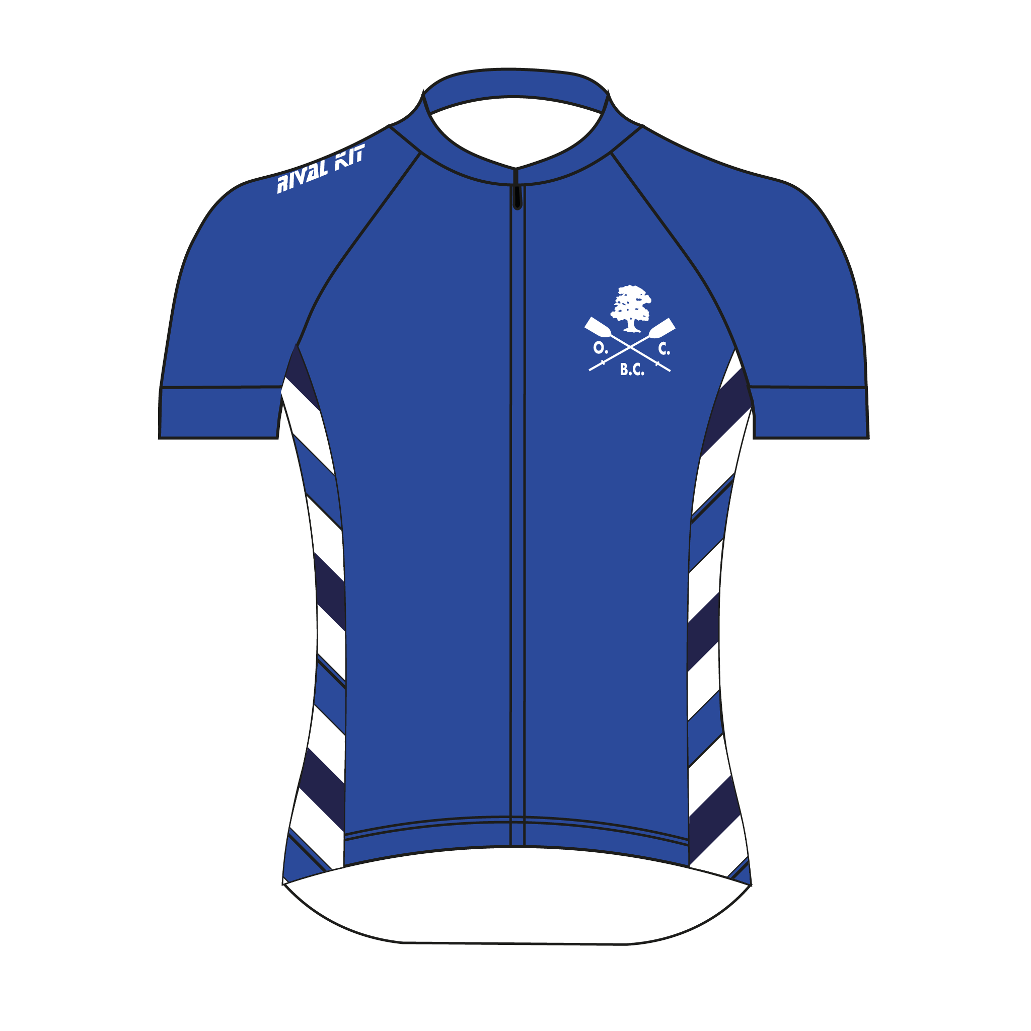 Old Canfordian Boat Club Blue Cycling jersey