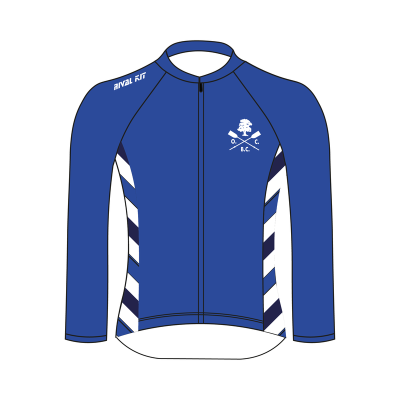 Old Canfordian Boat Club Long Sleeve Blue Cycling Jersey