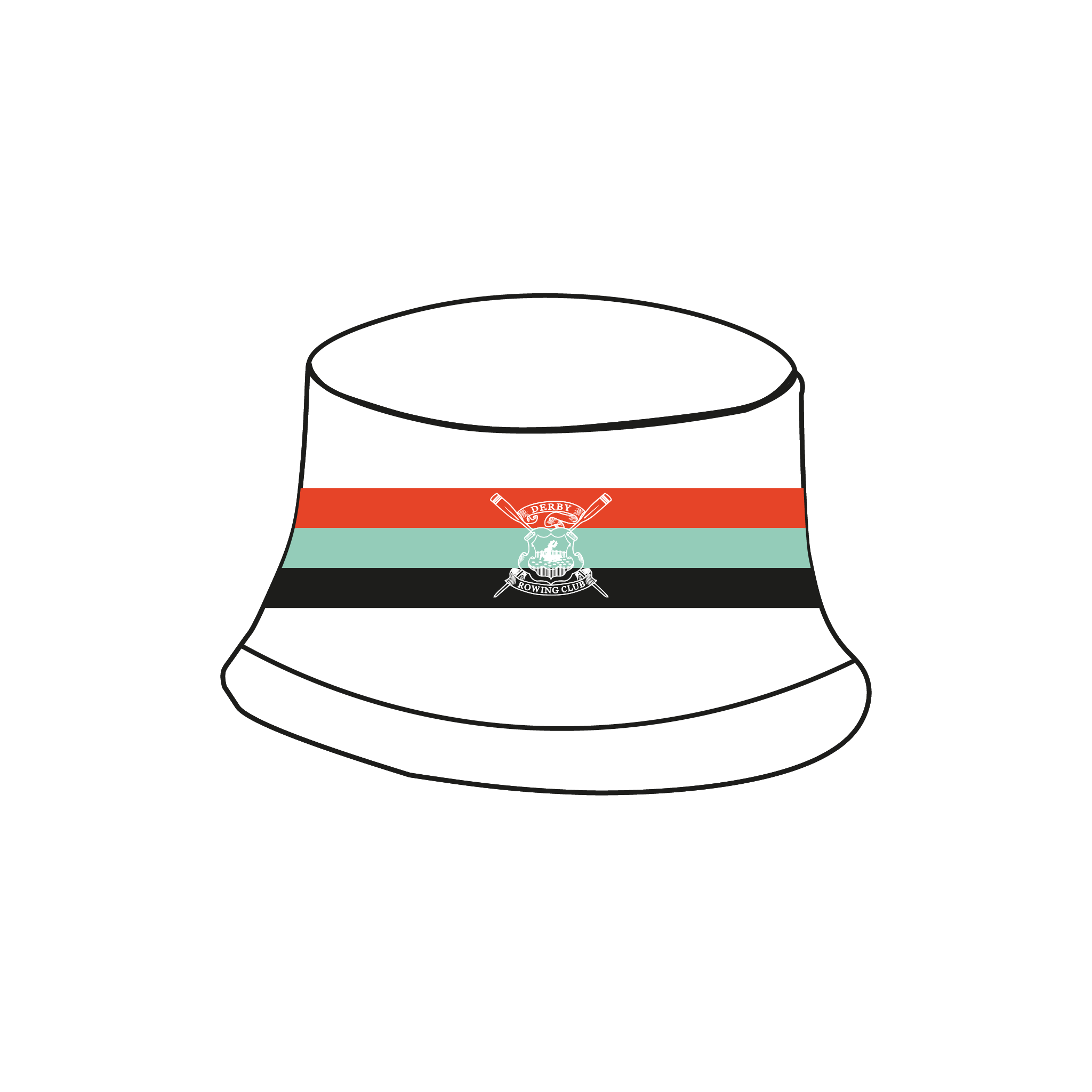 Derby Rowing Club Reversible Bucket Hat