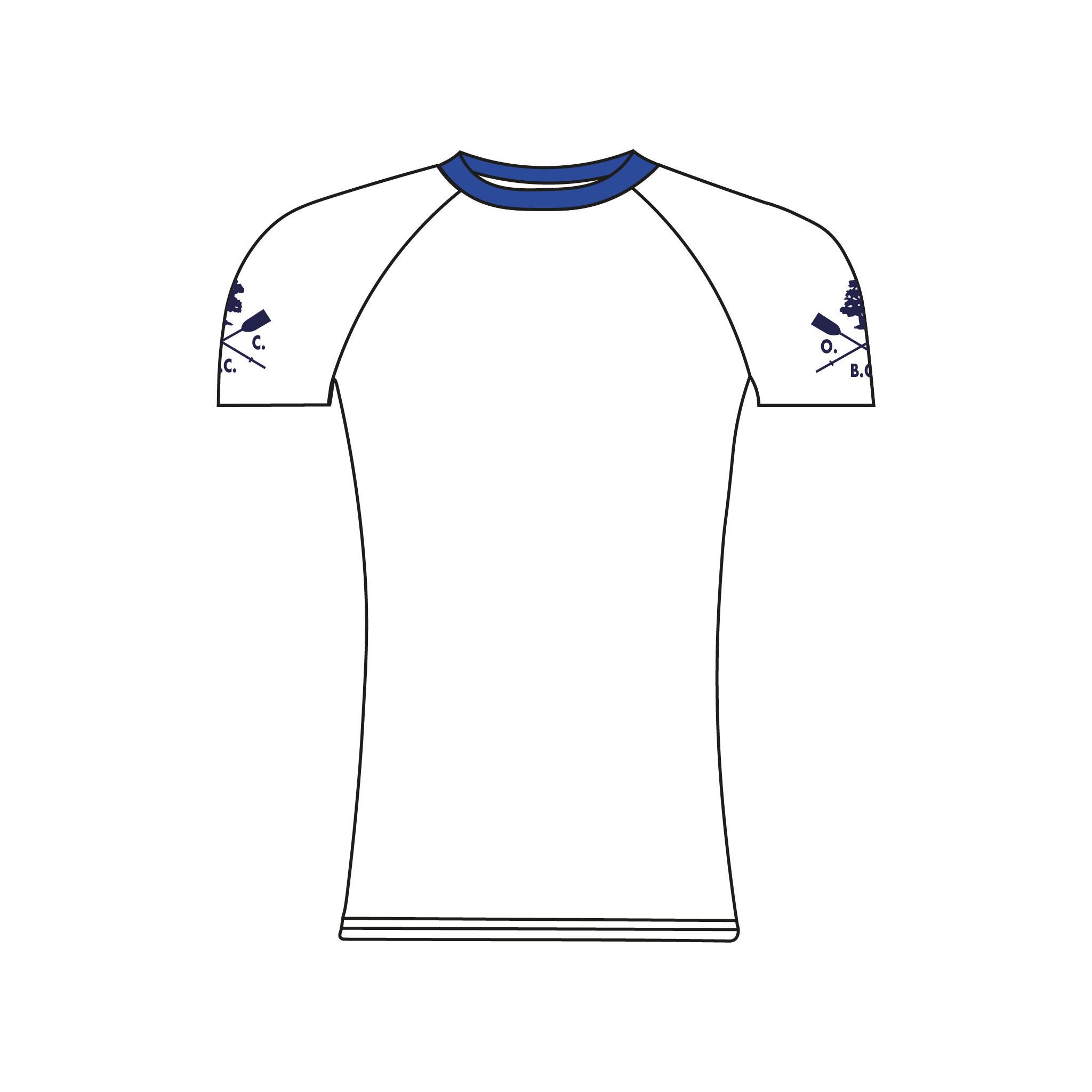 Old Canfordian Boat Club White Short Sleeve Base Layer
