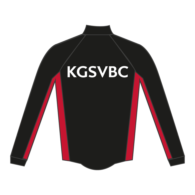 KGSVBC Black and Red Thermal Splash Jacket