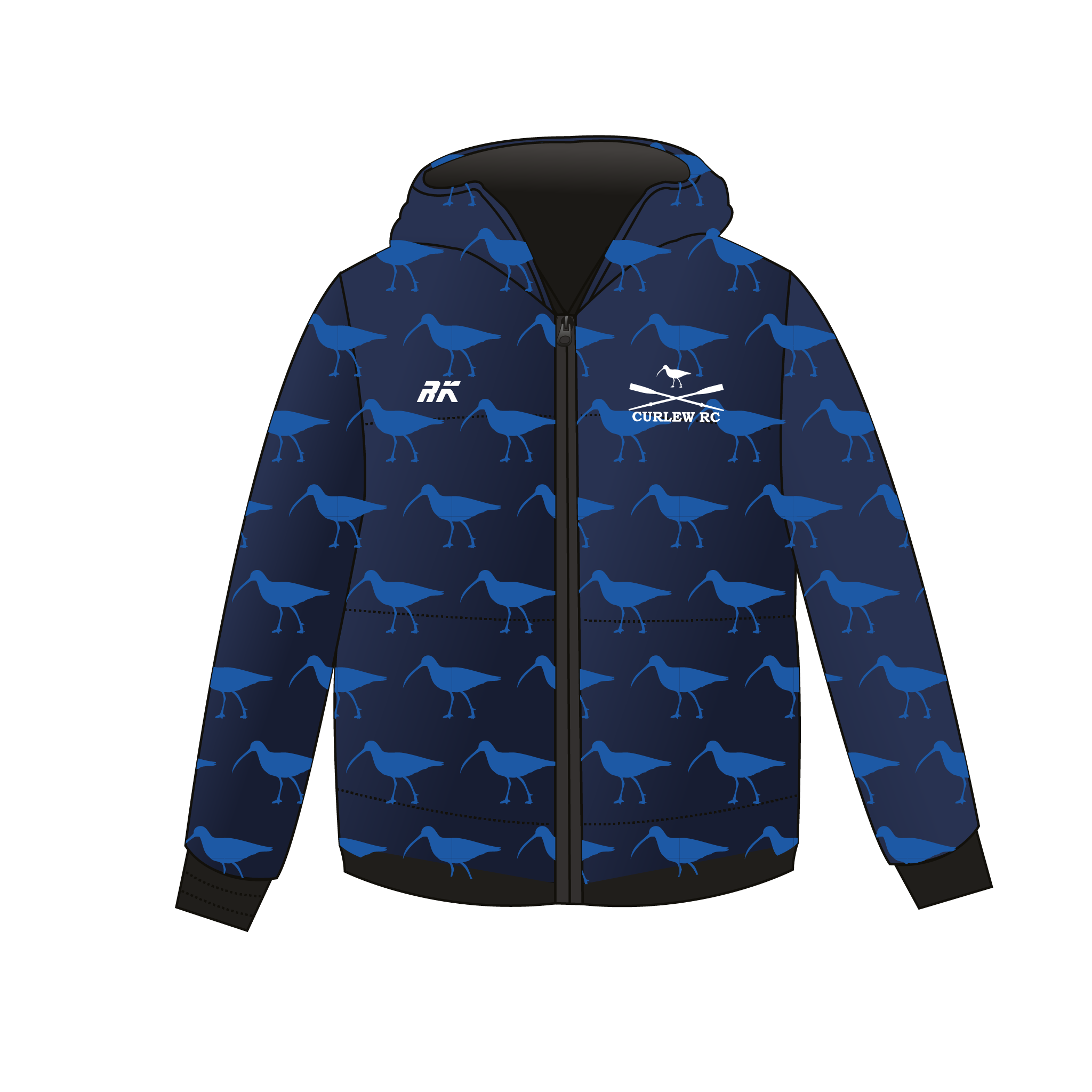 Curlew Rowing Club Puffa Jacket