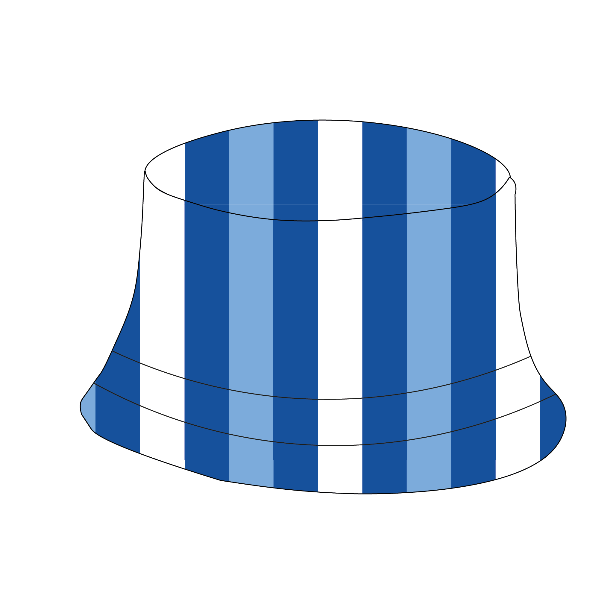 Hughes Hall BC Reversible Bucket Hat