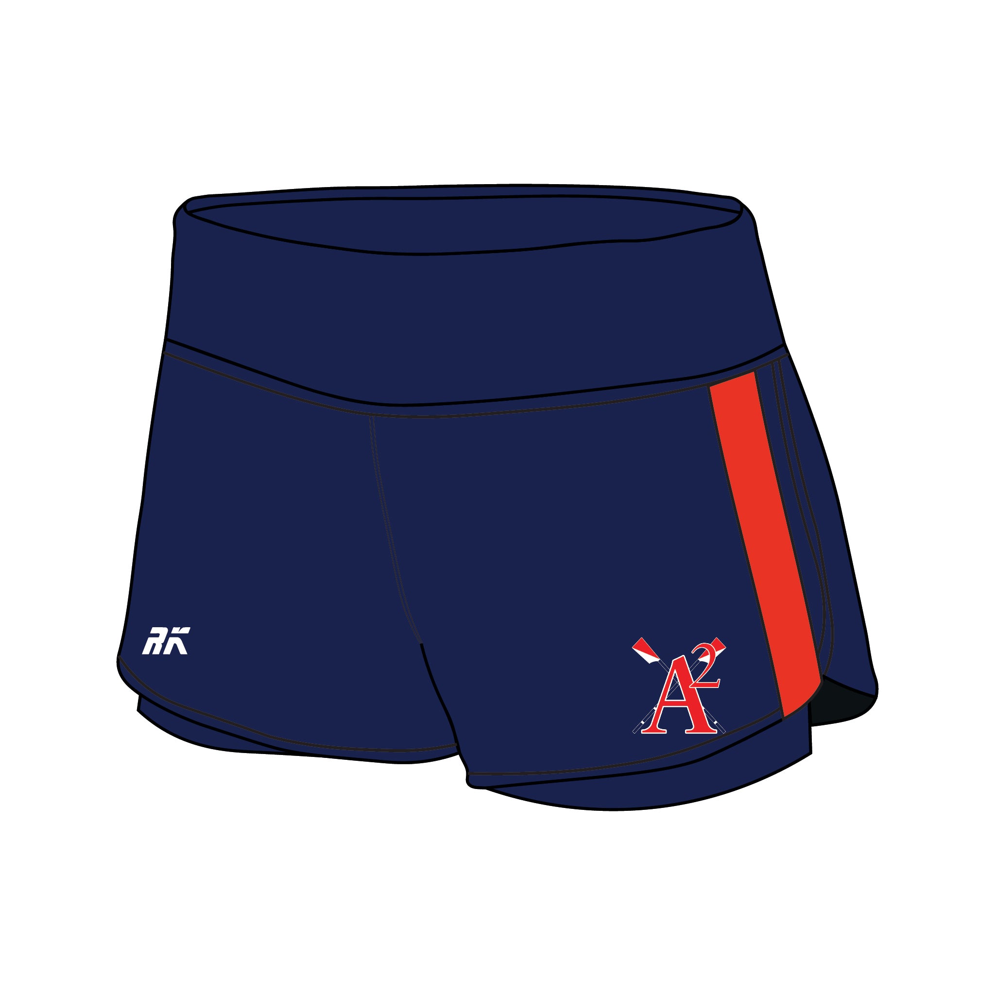 Ann Arbor Rowing Club Female Gym Shorts