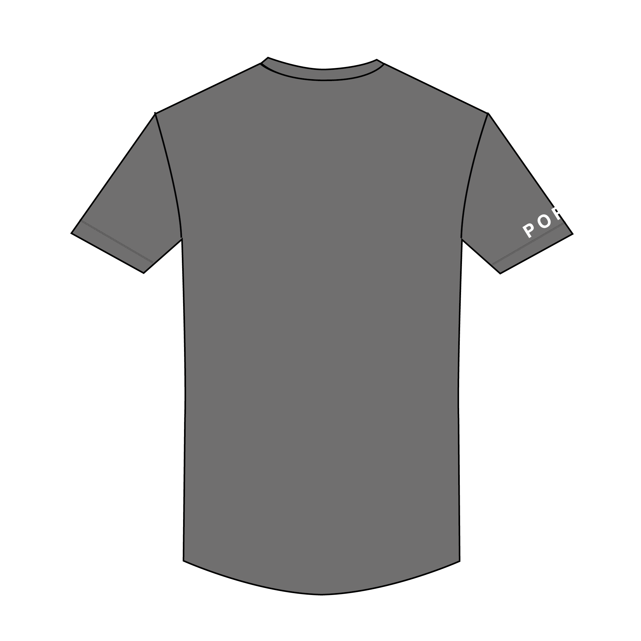Portelthen & District Pipe Band Grey Casual T-Shirt