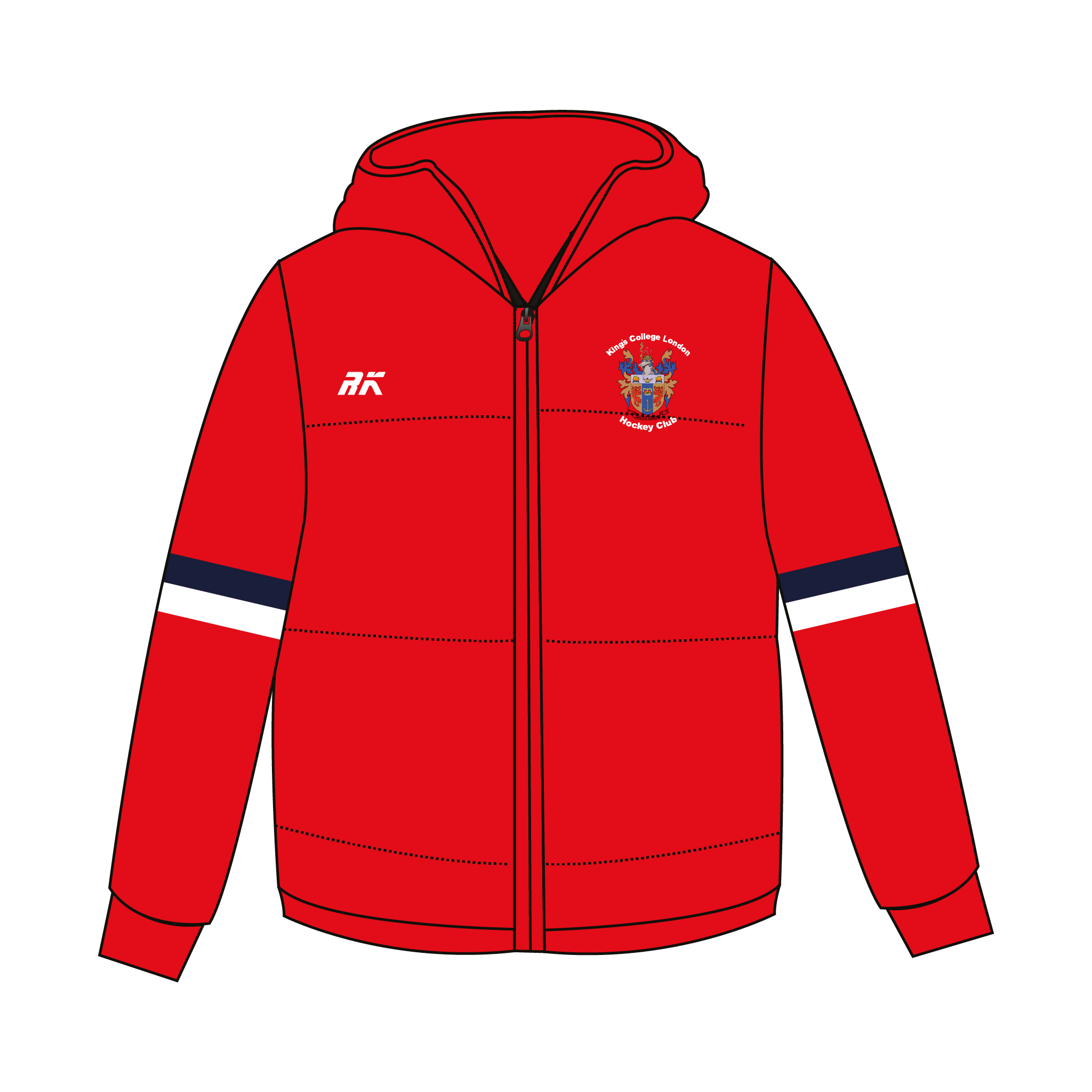 Kings College London Hockey Club Puffa Jacket 2