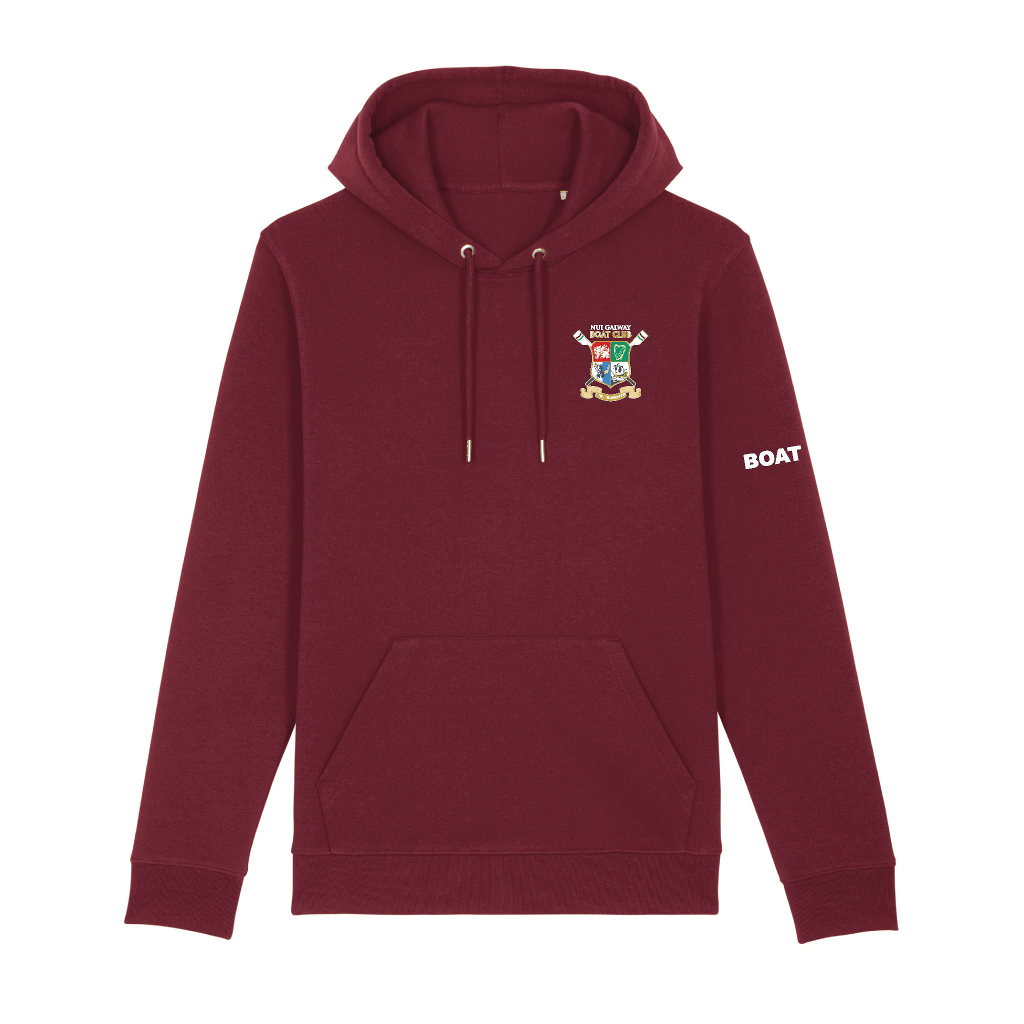NUIG Boat Club Hoodie Maroon