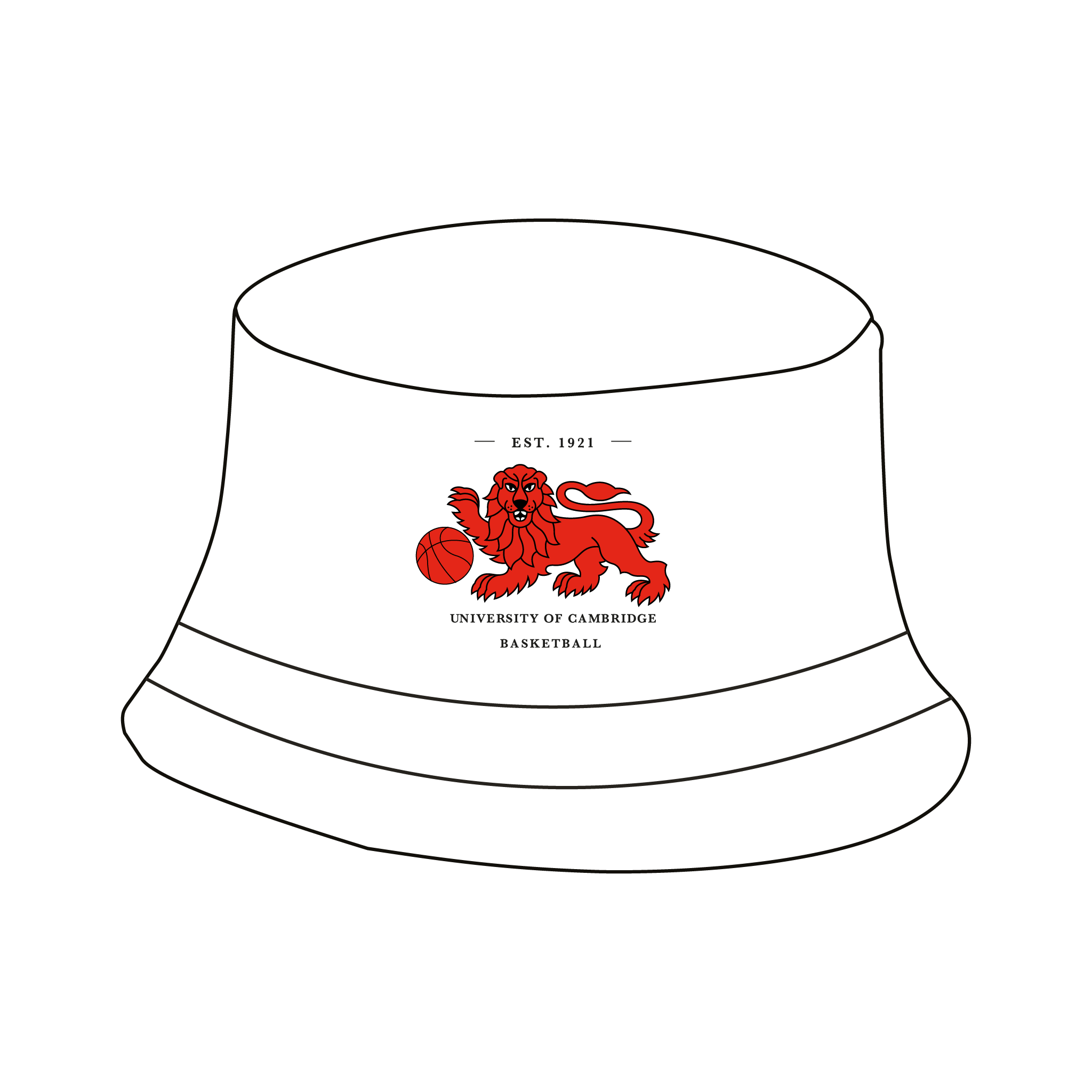 Cambridge University Basketball Club Bucket Hat