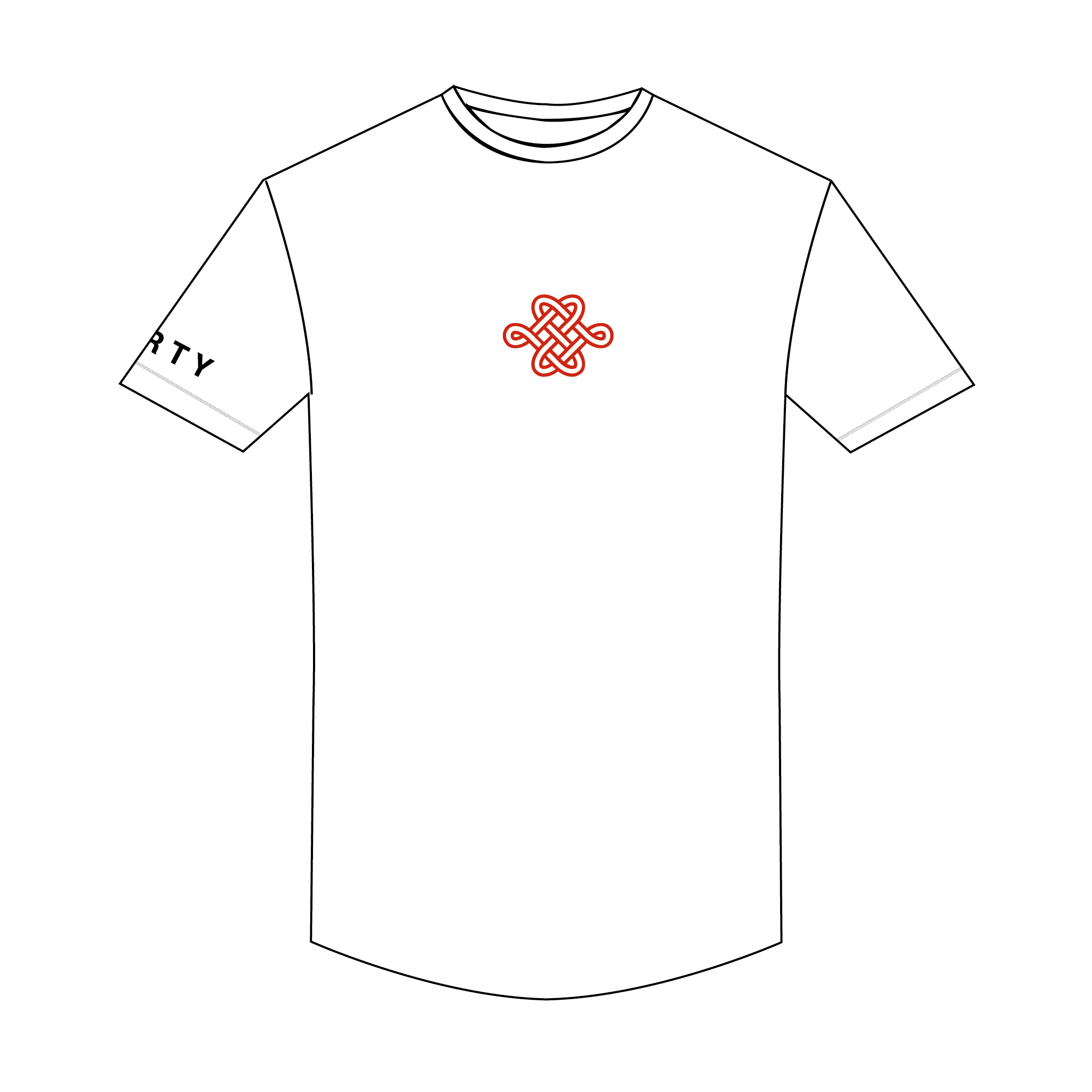 Portelthen & District Pipe Band White Casual T-Shirt