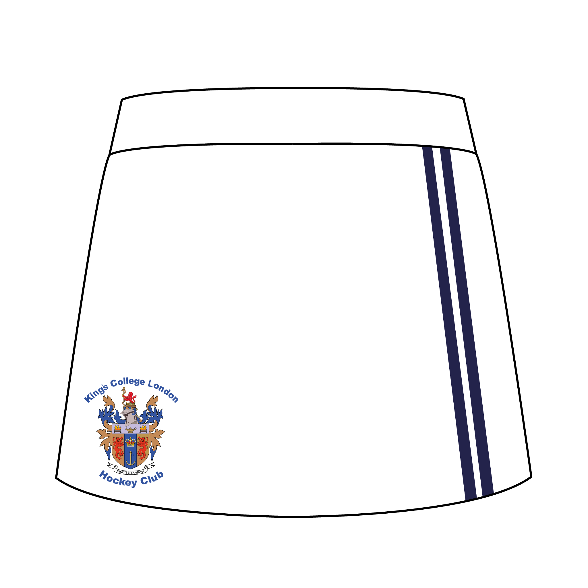 Kings College London Hockey Club Skort (Ladies 1s away kit)